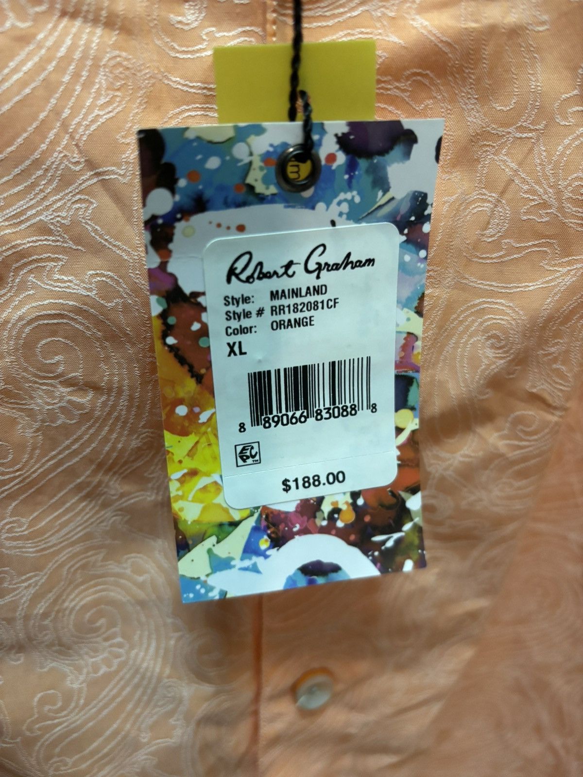 Robert Graham Robert Graham Mainland Button Down Shirt (XL) Size US XL / EU 56 / 4 - 3 Thumbnail