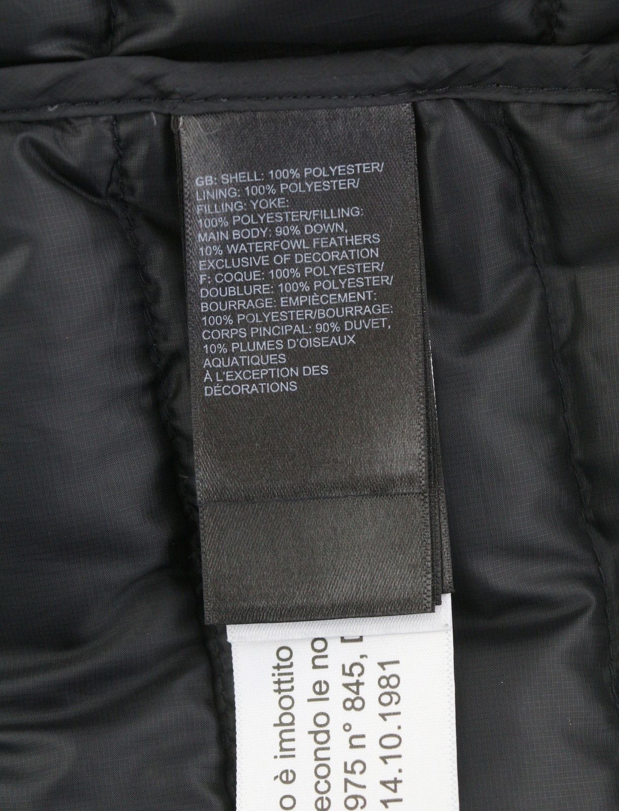 The North Face M Black 800 Down Quilted Hood Puffer 86879 Size US M / EU 48-50 / 2 - 8 Thumbnail