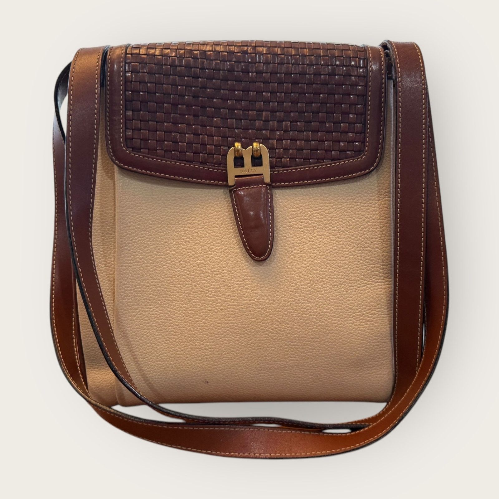 Bally Rare Vintage Bally Pavone Flap Leather Satchel Size ONE SIZE - 1 Thumbnail
