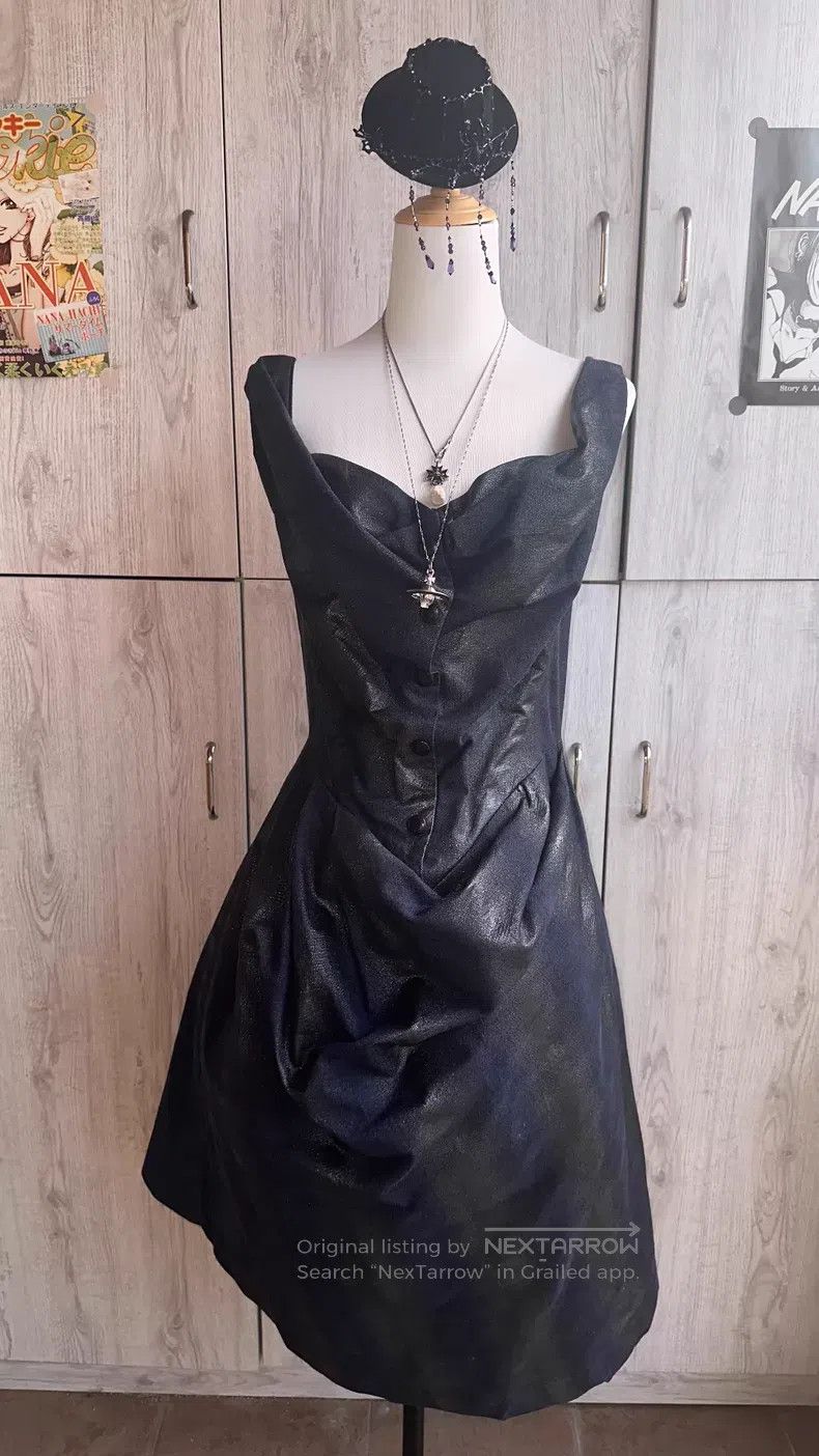Vivienne Westwood Vivienne Westwood Dress with pleats and snap button design Size M / US 6-8 / IT 42-44 - 1 Thumbnail