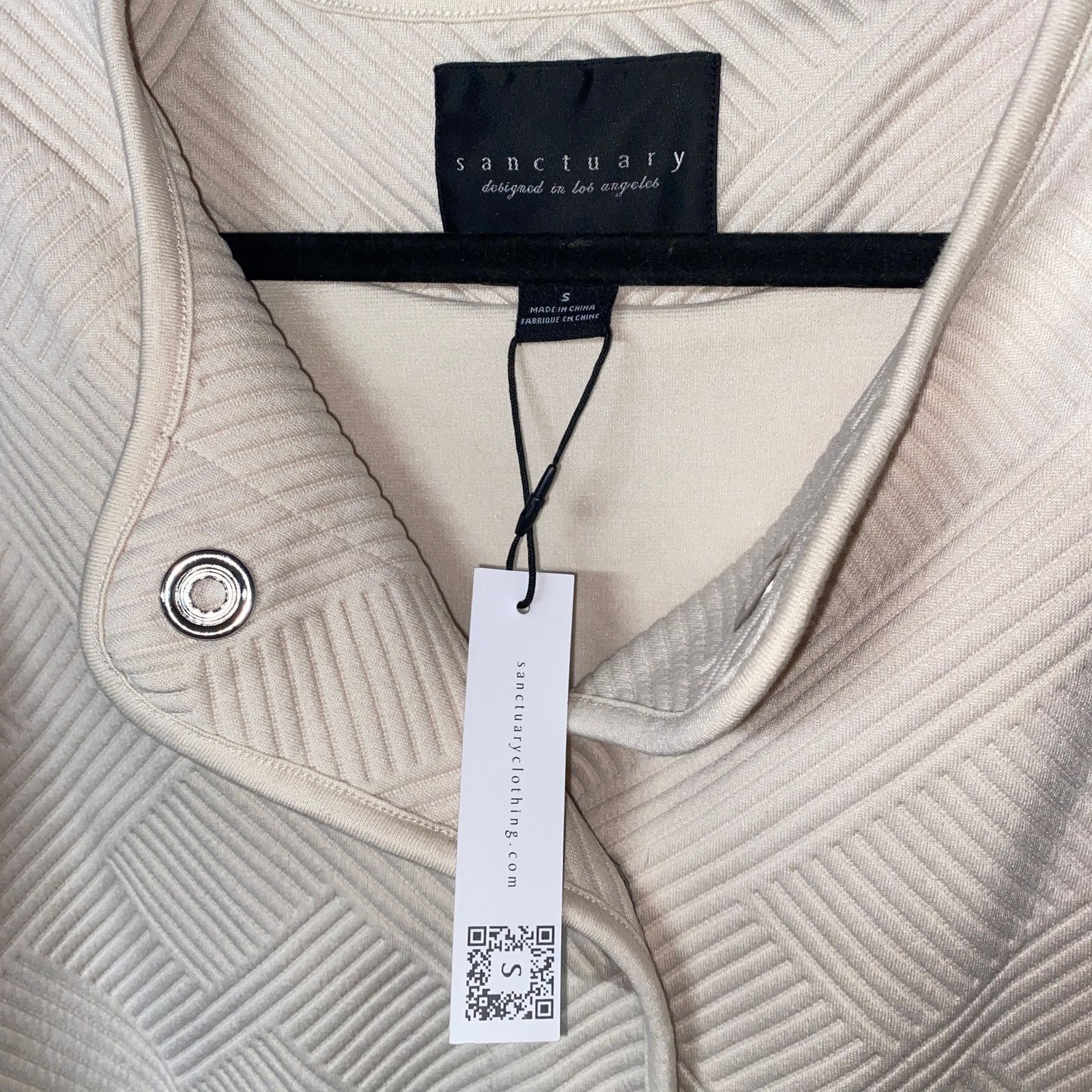 Sanctuary NWT Sanctuary x Revolve Cream Paris Snap Button Jacket Small Size S / US 4 / IT 40 - 7 Thumbnail