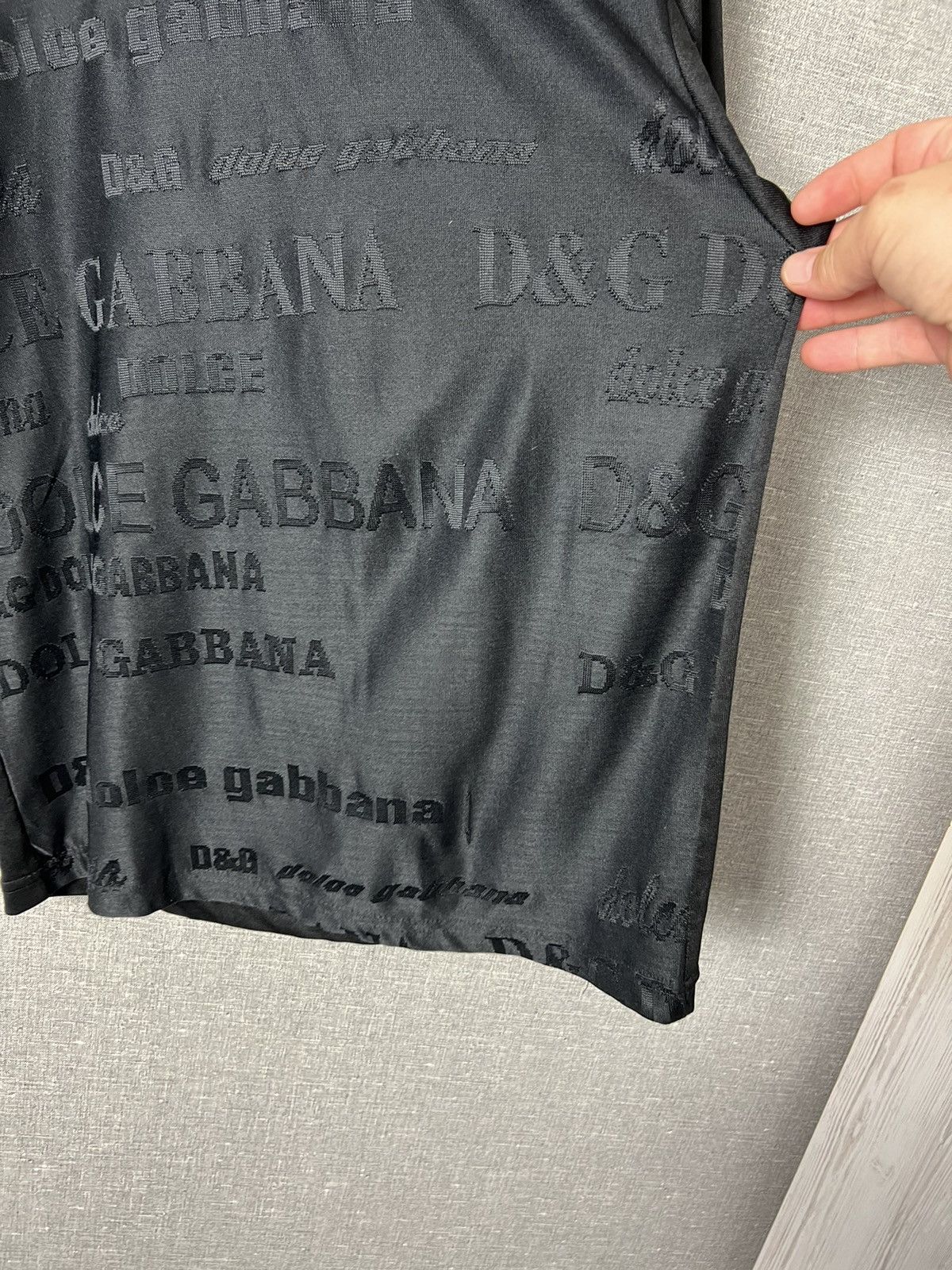 Dolce & Gabbana × Vintage Dolce & Gabanna Style Monogram Jersey D&G Tee Size US S / EU 44-46 / 1 - 6 Thumbnail