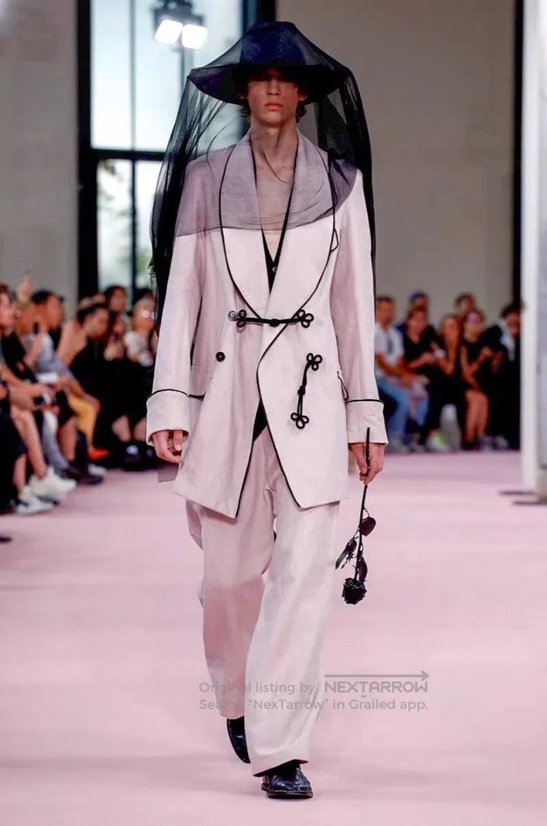 Ann Demeulemeester Multi Color Structured Long Jacket. Size US S / EU 44-46 / 1 - 1 Thumbnail