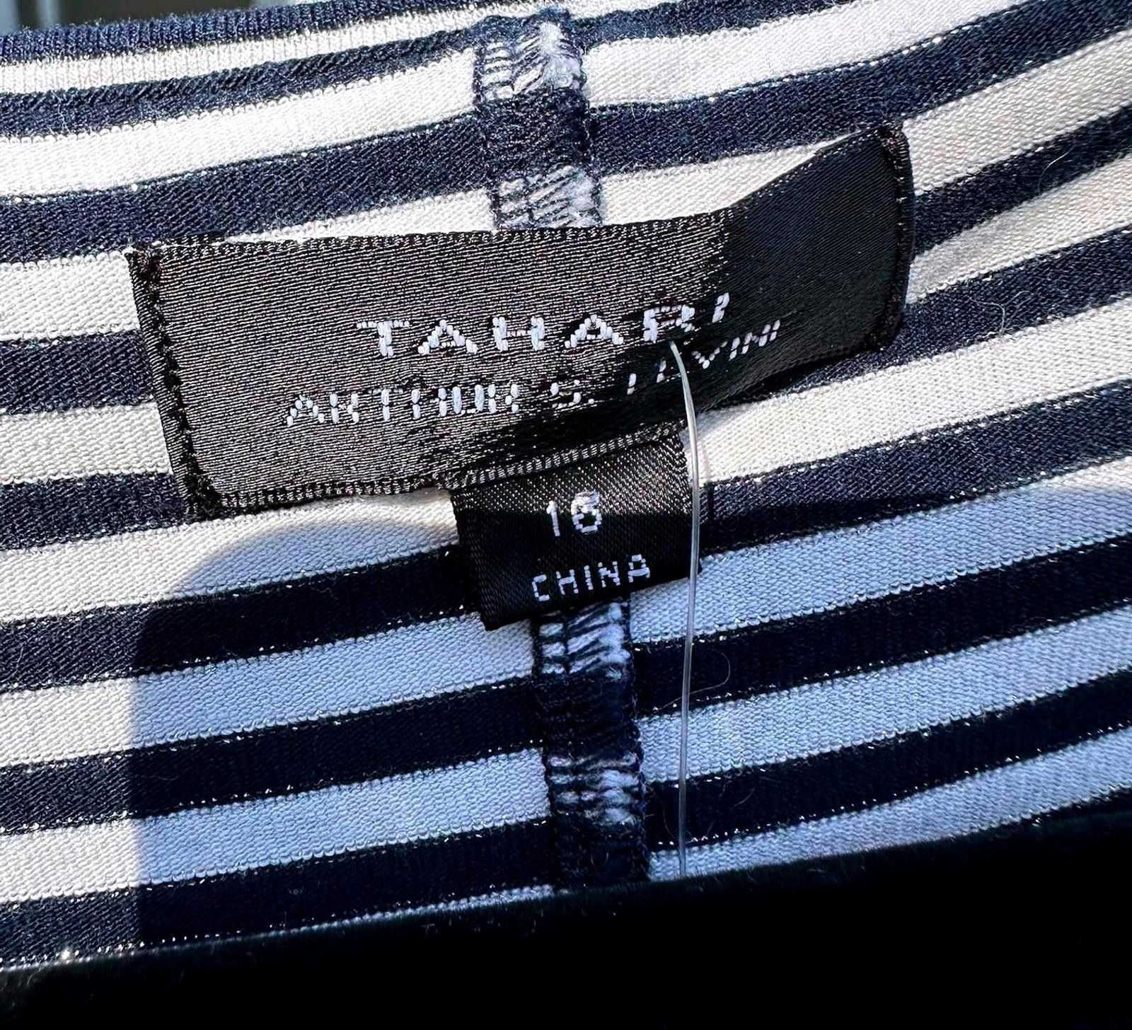 Elie Tahari TAHARI Striped Dress - Size 16 Size XXL / US 16-18 / IT 52-54 - 3 Thumbnail