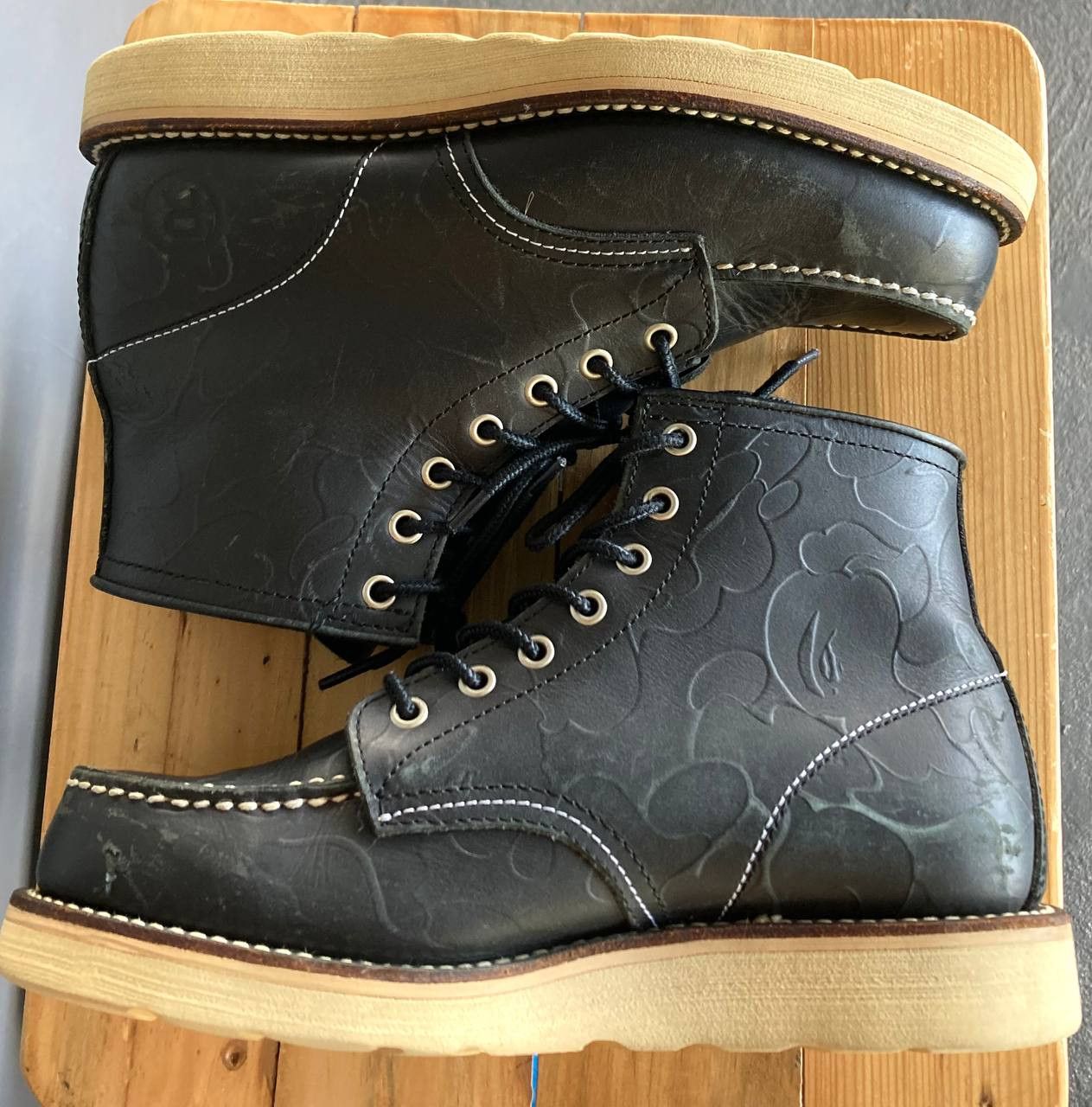 Bape OG Bape Simple Soldier Boots Size US 7.5 / EU 40-41 - 5 Thumbnail