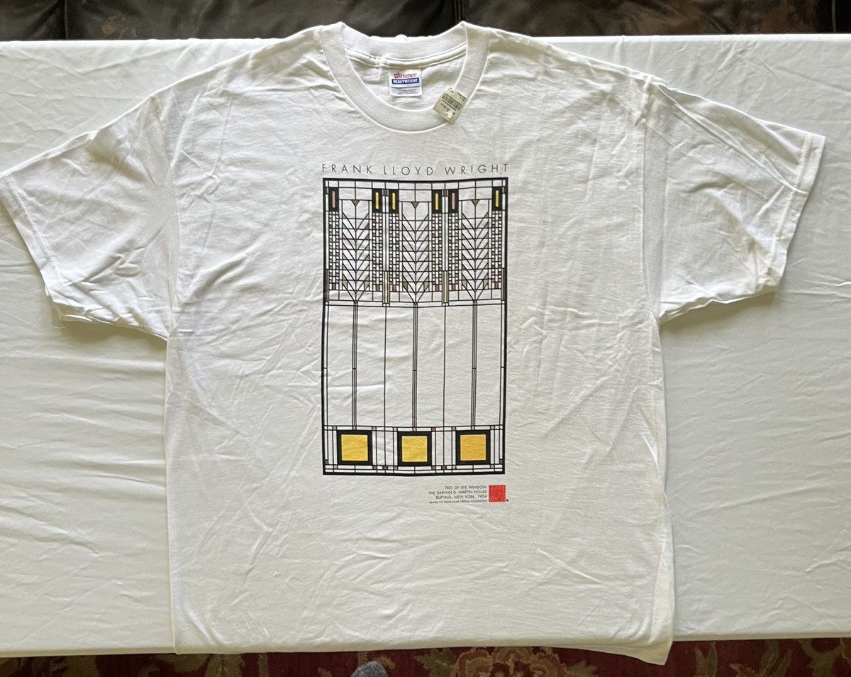 Art × Hanes × Vintage 1993 Vintage Frank Lloyd Wright Art Tee  