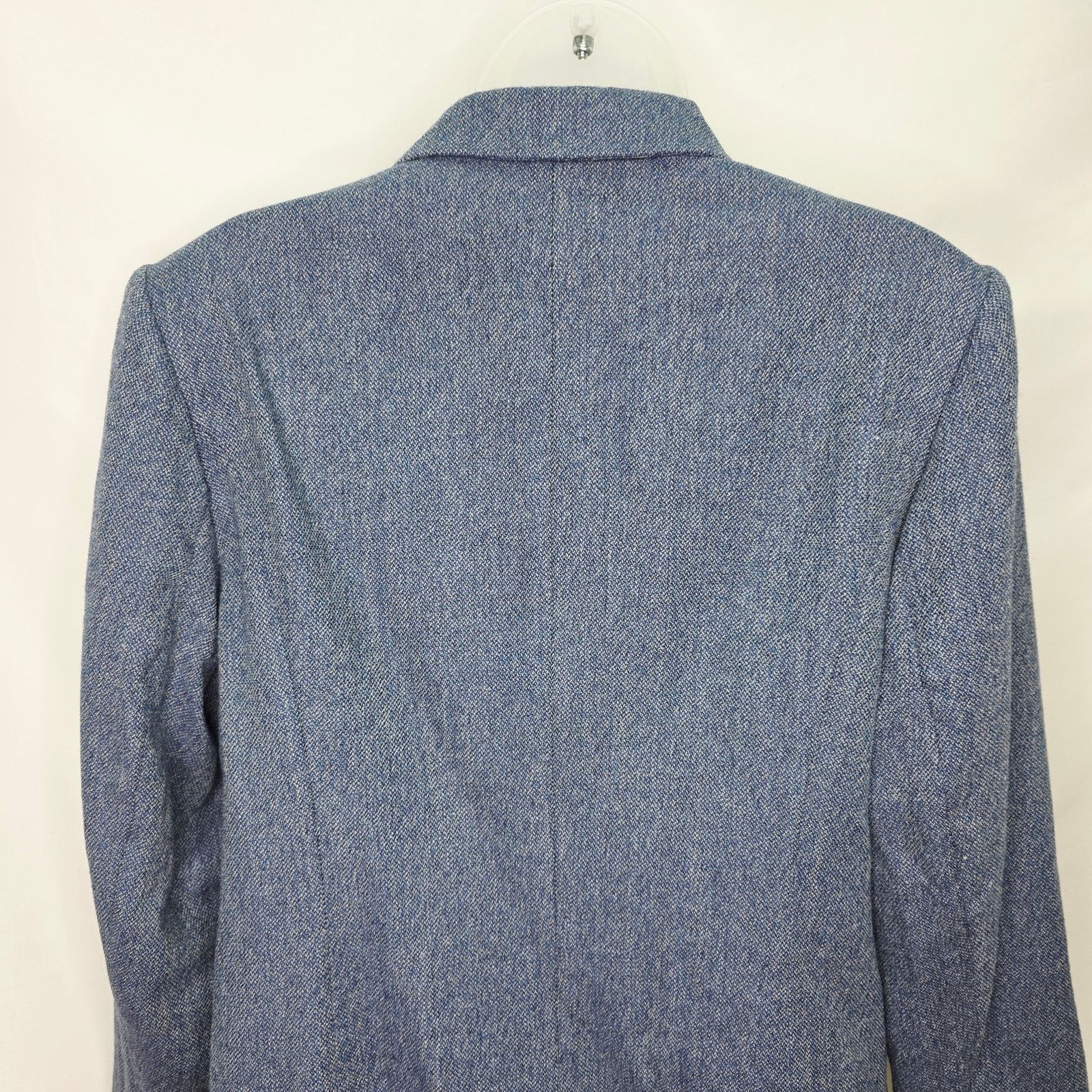 Other Vintage Talbots Petites Blue 100% Wool Women Blazer Jacket Size XL / US 12-14 / IT 48-50 - 11 Thumbnail