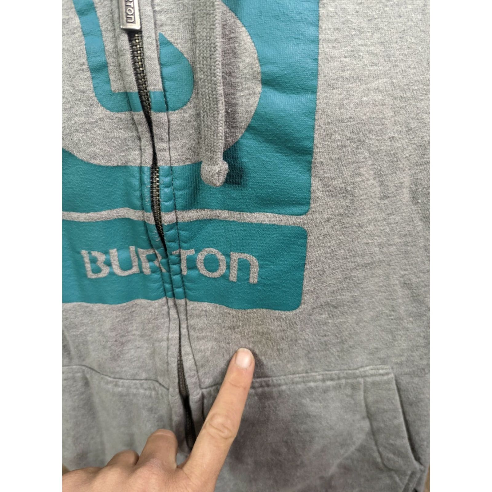 Burton Vtg Burton Full Zip Sweatshirt Gray Hoodie Jumper Sweater Size Small Mens Regular S Size US S / EU 44-46 / 1 - 5 Thumbnail