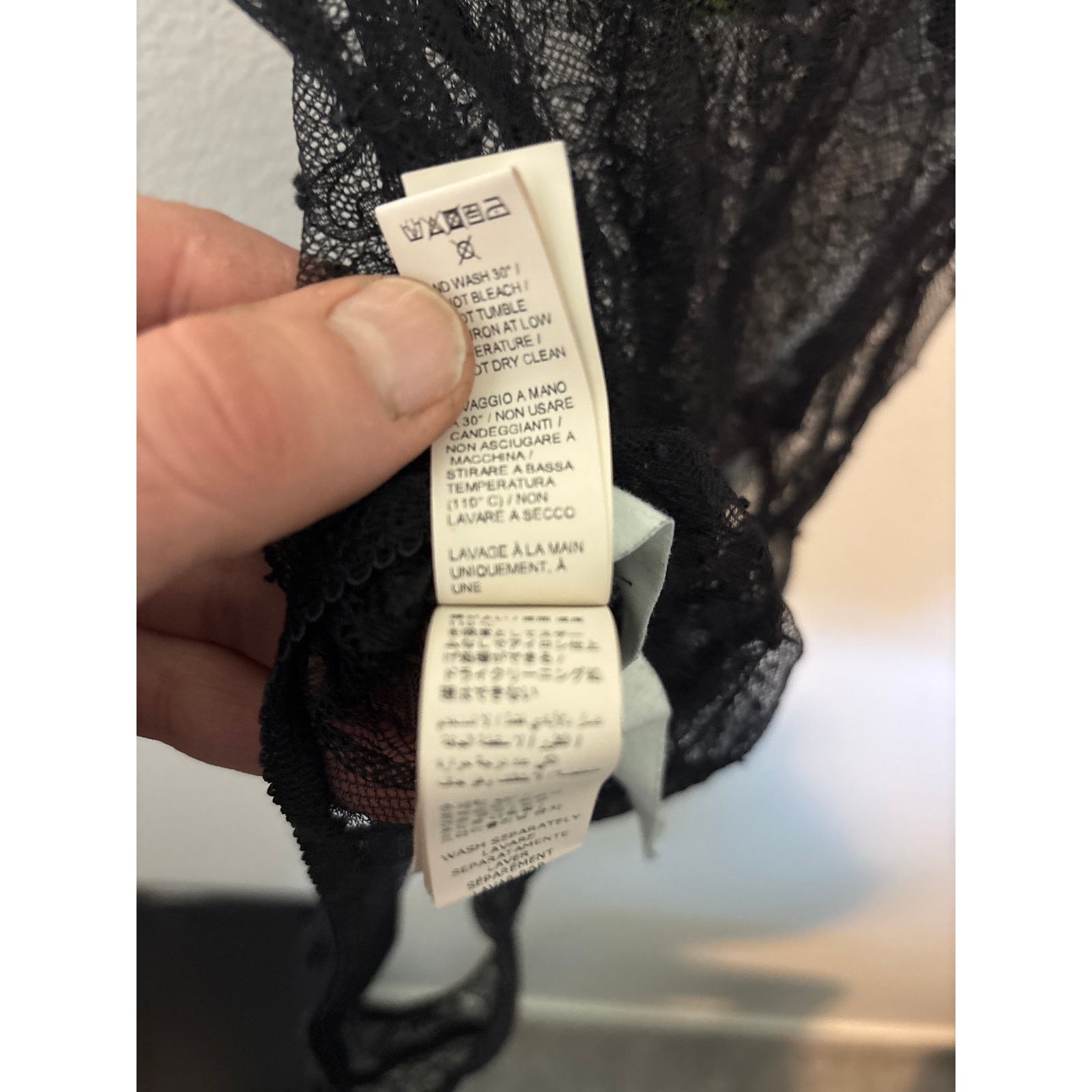 Off-White Off-White Black lace one piece bodysuit size 40 Size 27" / US 4 / IT 40 - 5 Thumbnail