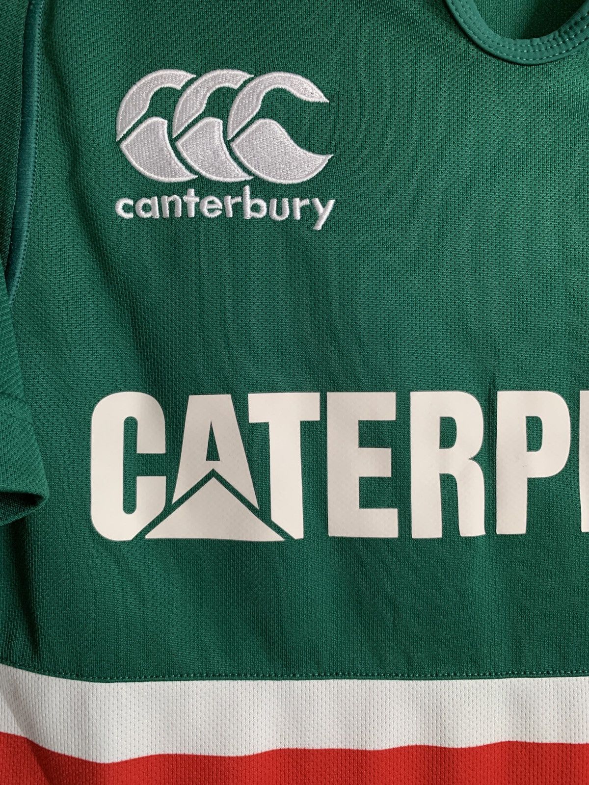 Canterbury of New Zealand Leicester Tigers Home Rugby Union Shirt Canterbury Jersey S Size US S / EU 44-46 / 1 - 5 Thumbnail