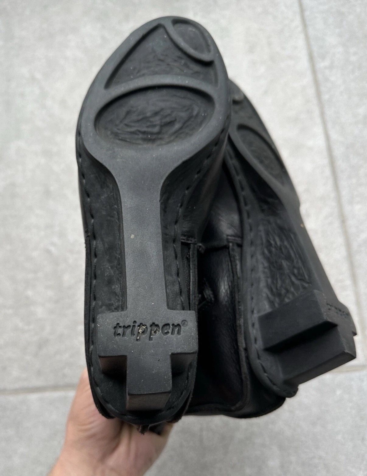 Trippen Trippen Womens Black Shoes Zip Up Ankle Boots Size 38 Size US 7.5 / IT 37.5 - 16 Thumbnail