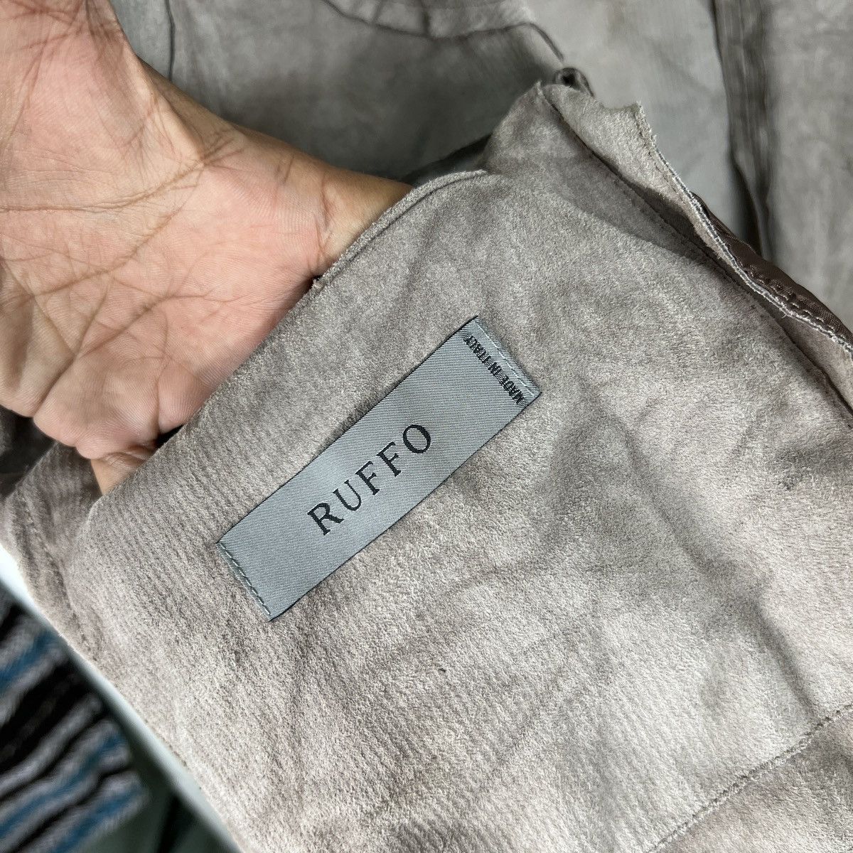 Ruffo Research 🔥 RUFFO LEATHER BLAZER JACKET MADE IN ITALY Size US S / EU 44-46 / 1 - 16 Thumbnail
