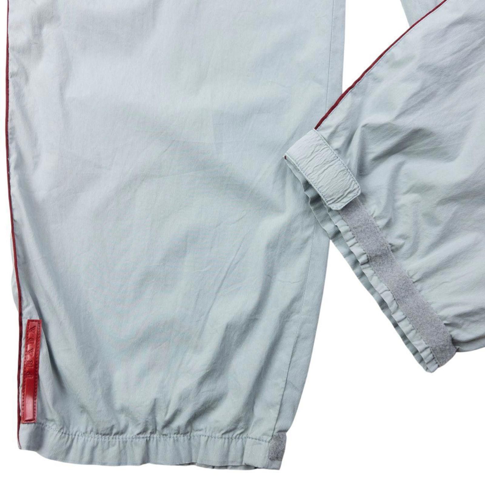 Prada Vintage 2000s Prada Sport Lightweight Tracksuit Bottoms W35 Size US 34 / EU 50 - 6 Thumbnail