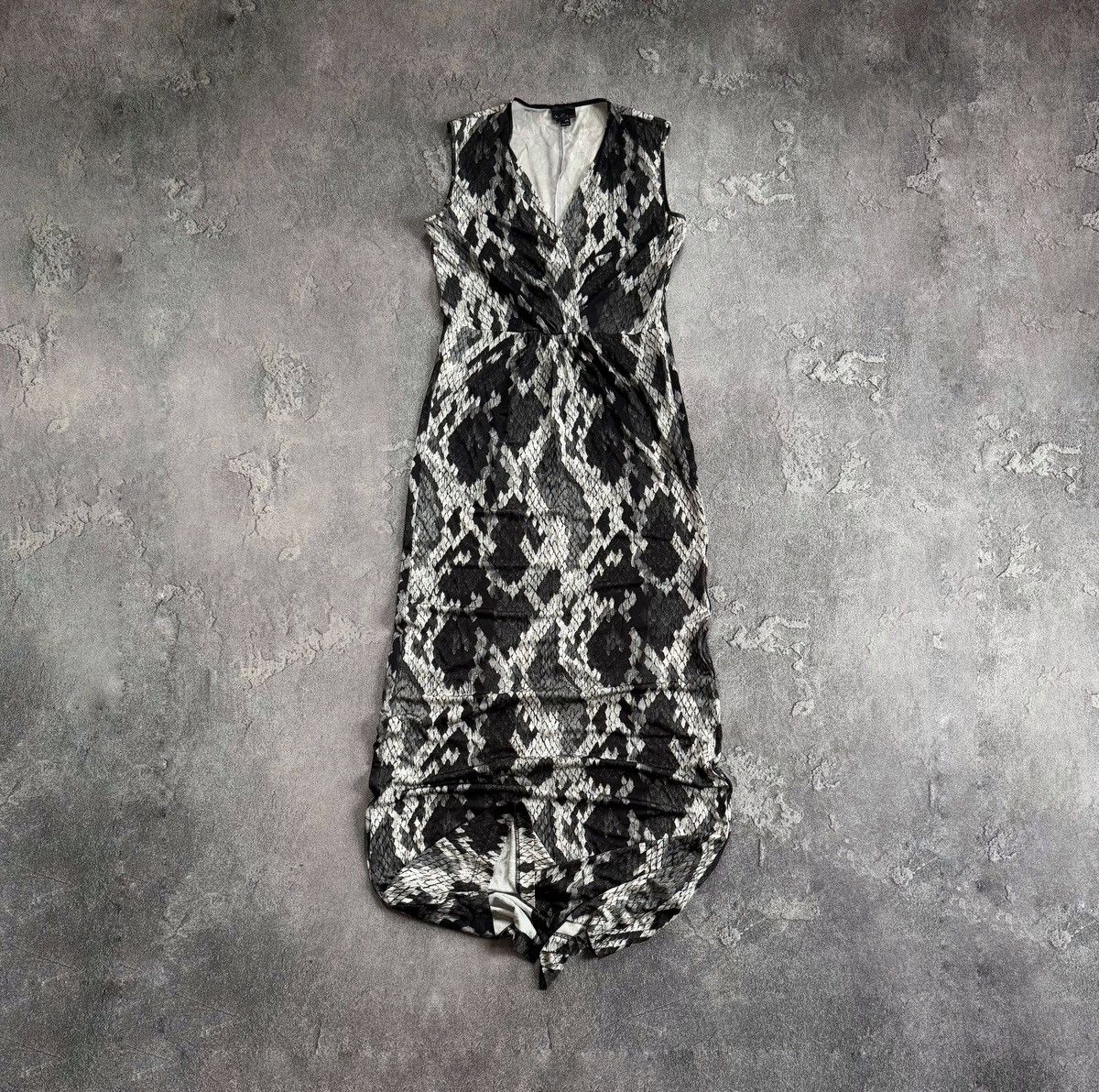 Cavalli Class × Just Cavalli × Roberto Cavalli Just Cavalli 46 animal print snake 🐍 piton long dress Size L / US 10 / IT 46 - 1 Thumbnail
