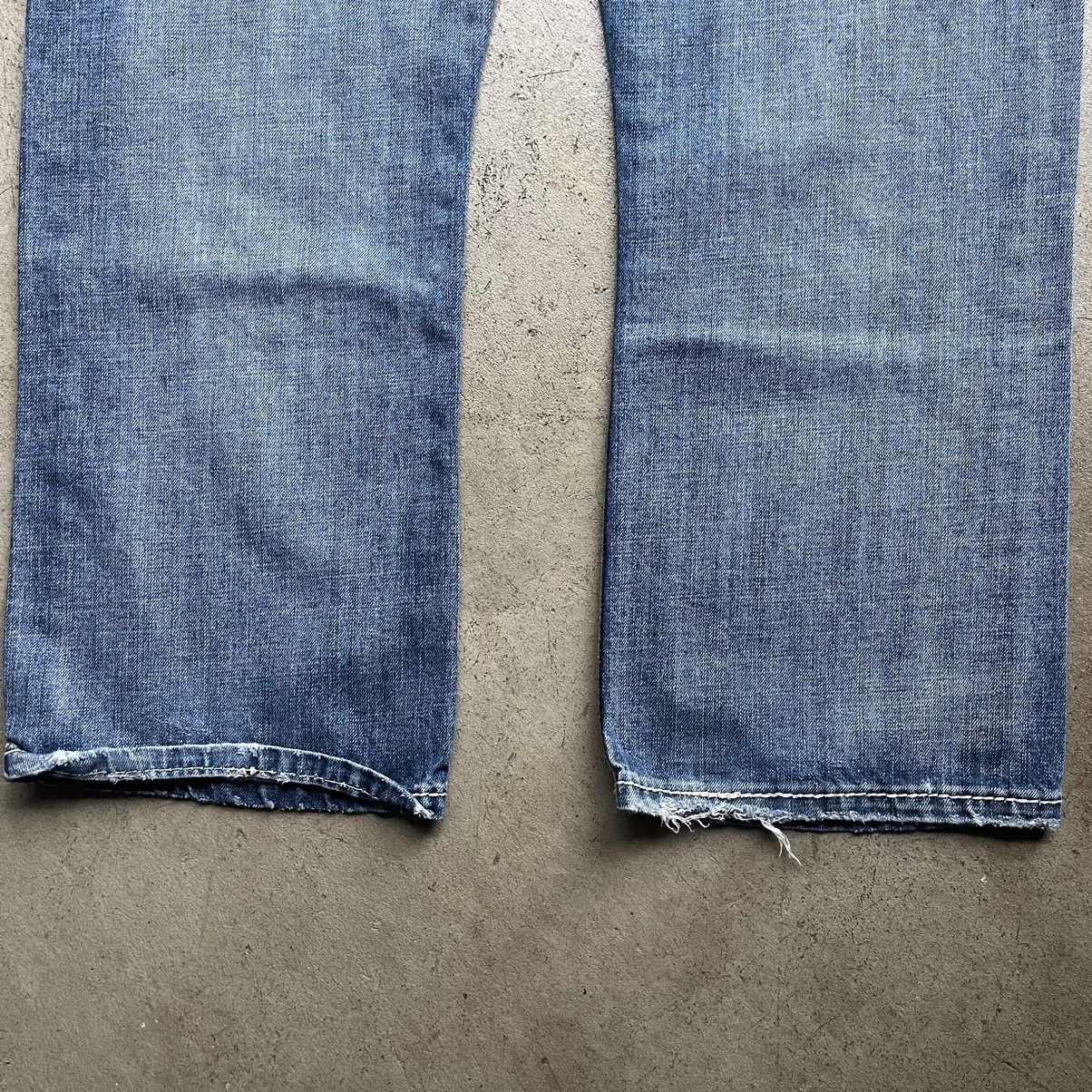 Affliction Crazy Y2K Cross Pocket Grunge Baggy Wide Leg Skater Distress Size US 38 / EU 54 - 2 Thumbnail