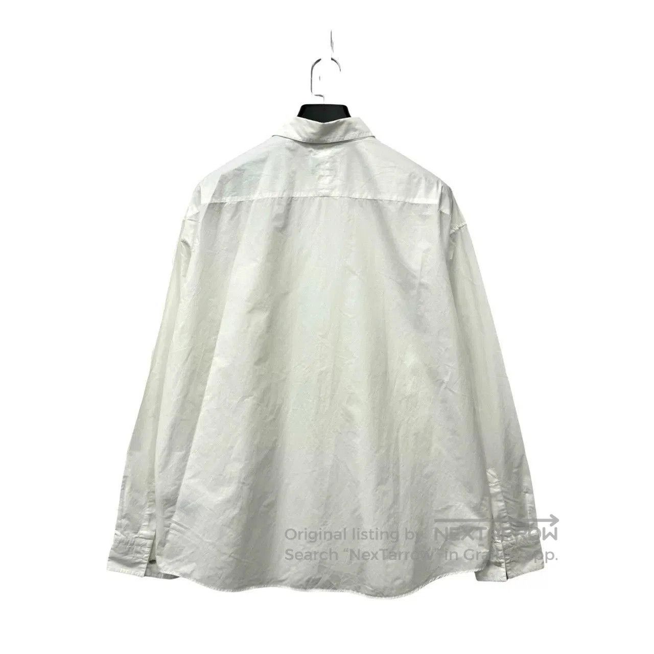 Hermes Hermes White Striped Shirt Size 41. Size US M / EU 48-50 / 2 - 2 Thumbnail
