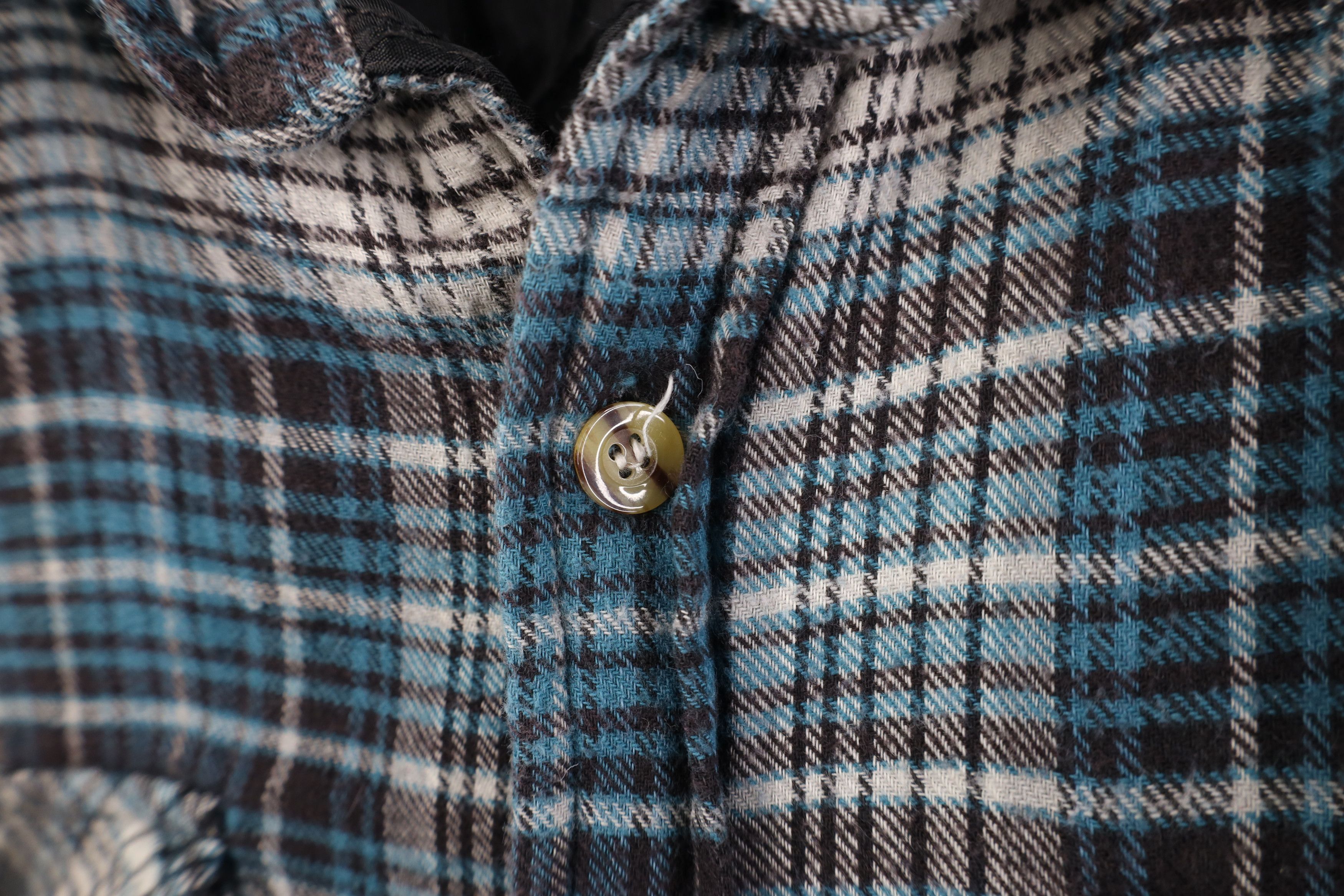 Vintage Vintage 90s Streetwear Flannel Button Shirt Jacket Plaid Size US XXL / EU 58 / 5 - 5 Thumbnail