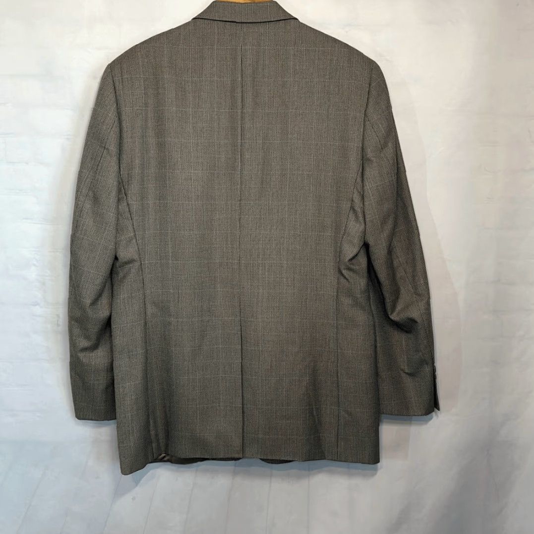 Ralph Lauren LRL Ralph Lauren Men 2 Button Blazer Brown Blue Stripe 42L Coat Jacket Size 42R - 4 Thumbnail