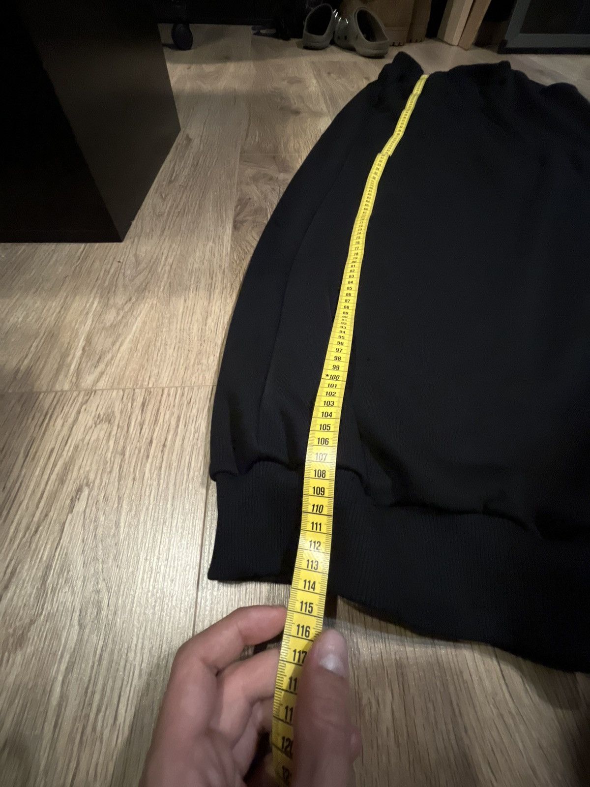 Other Black cuffed baggy double layered sweatpants Size US 33 - 3 Thumbnail