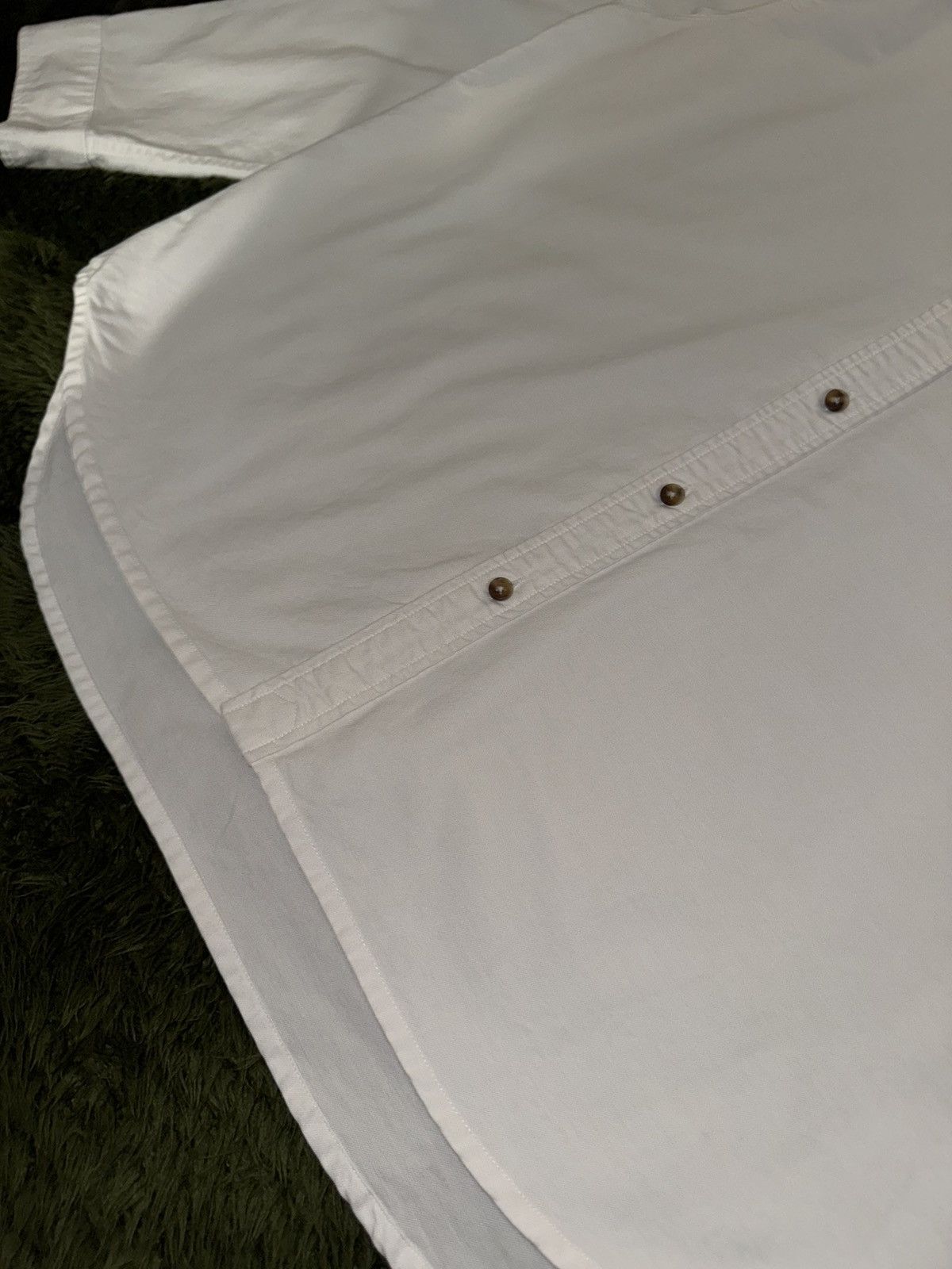 Nike [XXL] Nike Life Oxford Classic Fit Cotton Shirt White Size US XXL / EU 58 / 5 - 4 Thumbnail