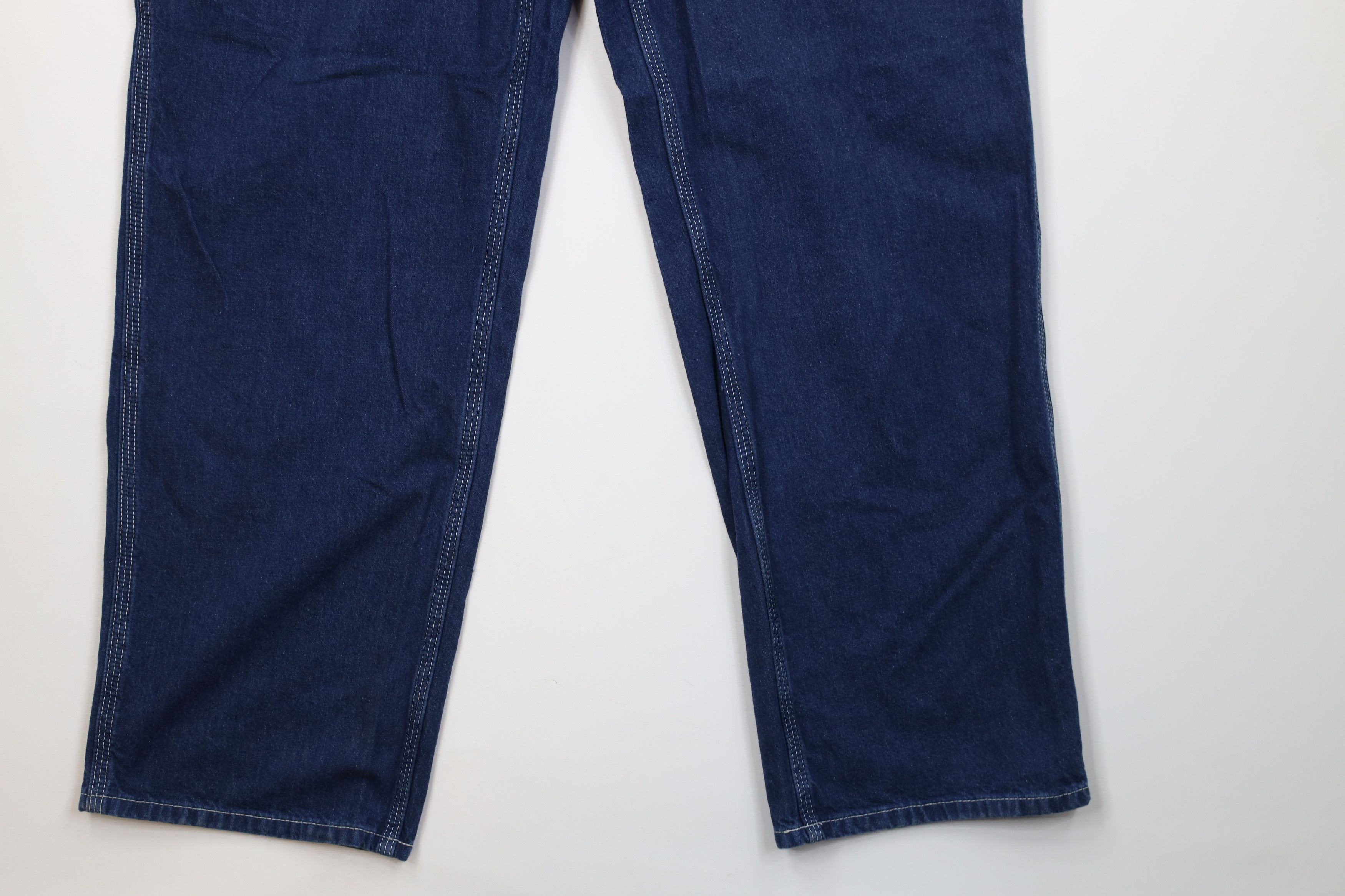 Carhartt Vintage Carhartt Spell Dungaree Wide Leg Denim Jeans Blue Size US 40 / EU 56 - 5 Thumbnail