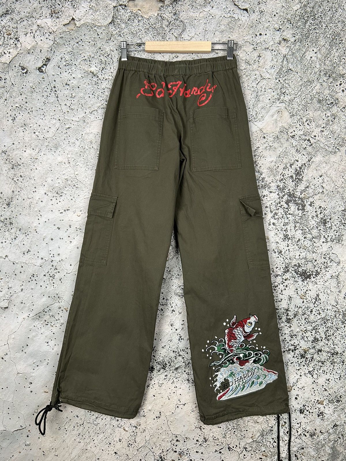 Ed Hardy x Urban Outfitters Cargo Pants Y2K Hype Grunge