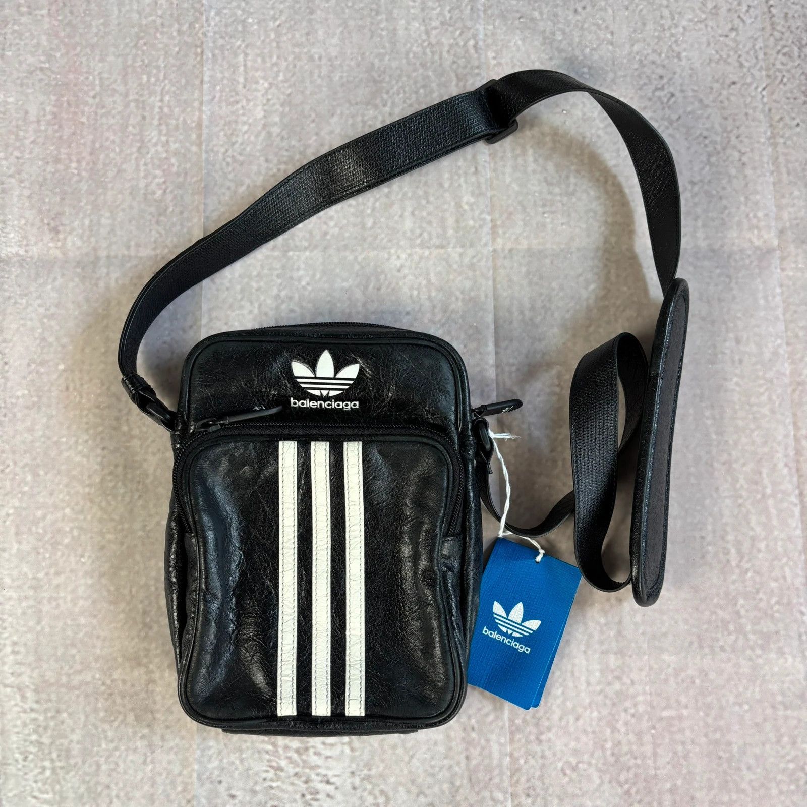 Adidas × Balenciaga Balenciaga x adidas leather bum side bag Size ONE SIZE - 1 Thumbnail