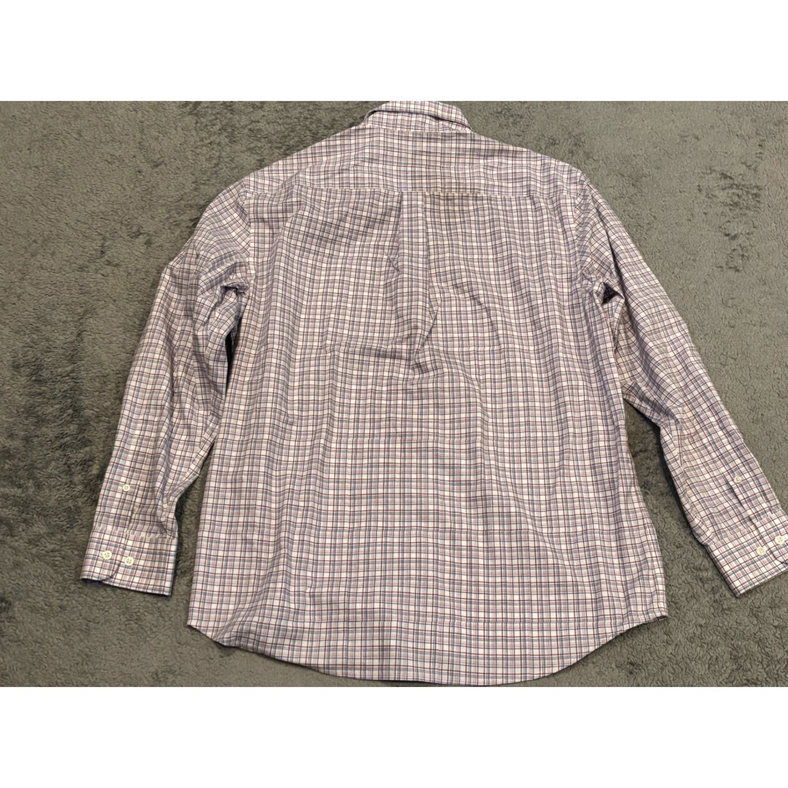 Jos. A. Bank Jos. A. Bank Shirt Mens Large Multicolor Plaid Button Front Top Tailored Fit Size US L / EU 52-54 / 3 - 6 Thumbnail