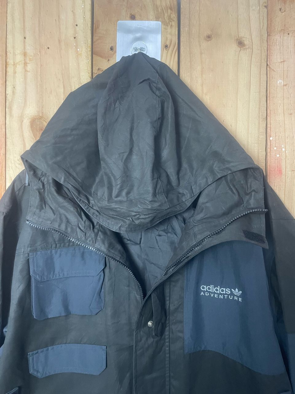 Adidas adidas Alphabet Printing Contrasting Hooded Track Jacket Size US L / EU 52-54 / 3 - 10 Thumbnail