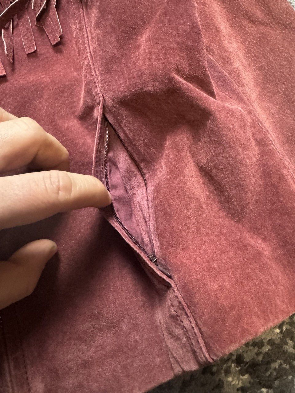 Leather × Vintage Vintage Y2K Outer Edge Suede Jacket with Finge Detail Jacket Size US S / EU 44-46 / 1 - 4 Thumbnail