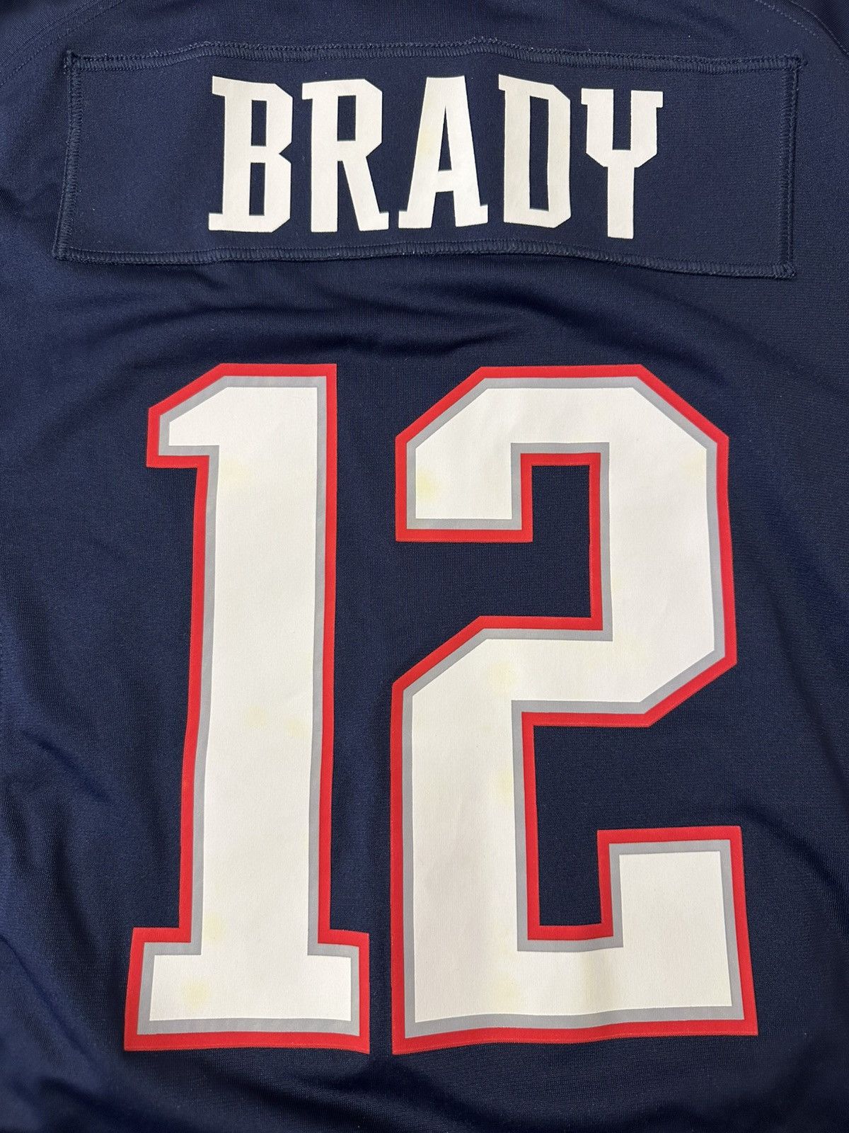 NFL × Nike Nike Tom Brady 12 New England Patriots on field NFL Jersey Size US S / EU 44-46 / 1 - 7 Thumbnail