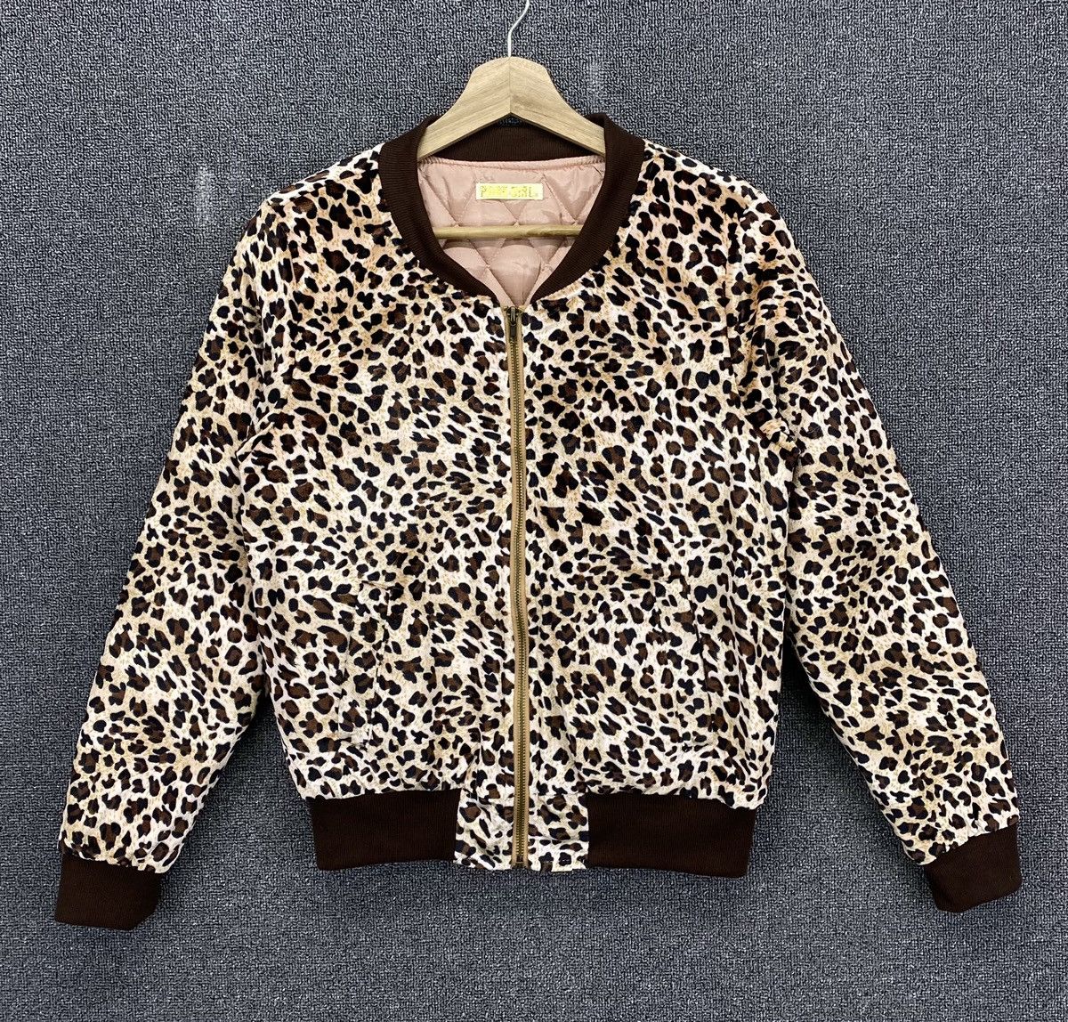 Japanese Brand Vintage Park Girl Leopark Skin Fleece Jacket Size M / US 6-8 / IT 42-44 - 1 Thumbnail