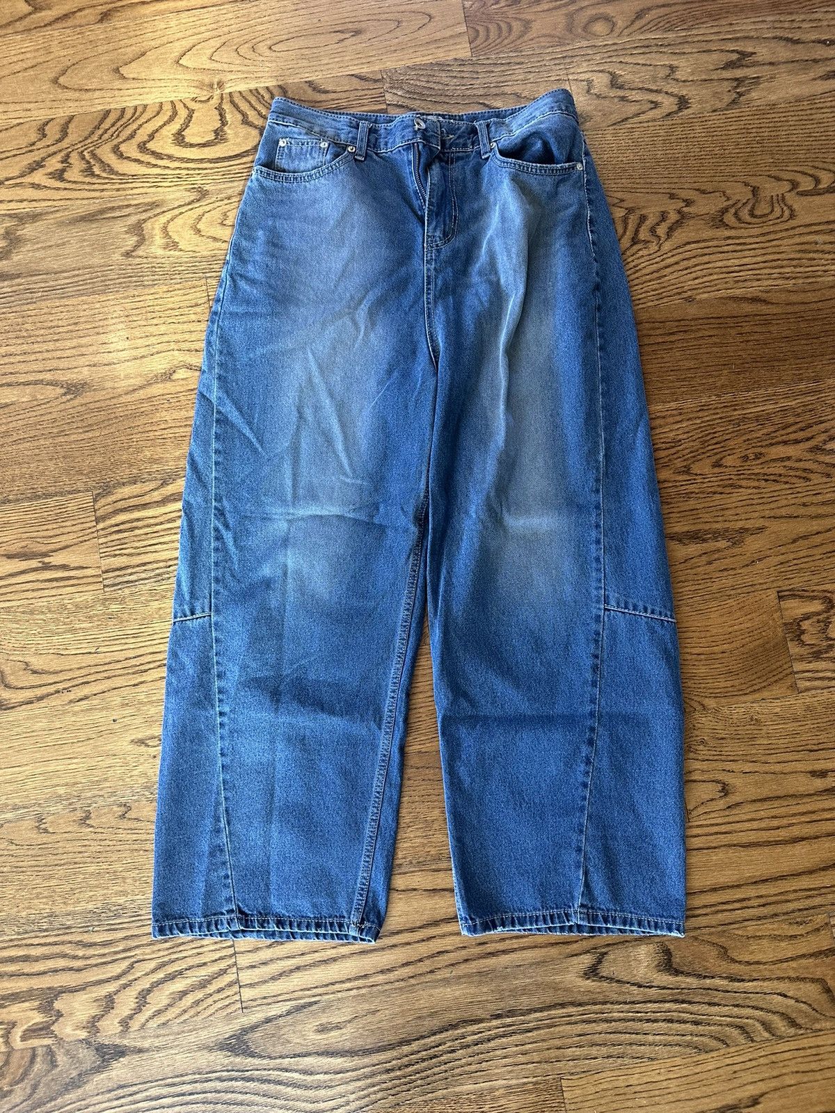 Other Estudio Niksen Pintuck Denim Balloon Jeans | Grailed