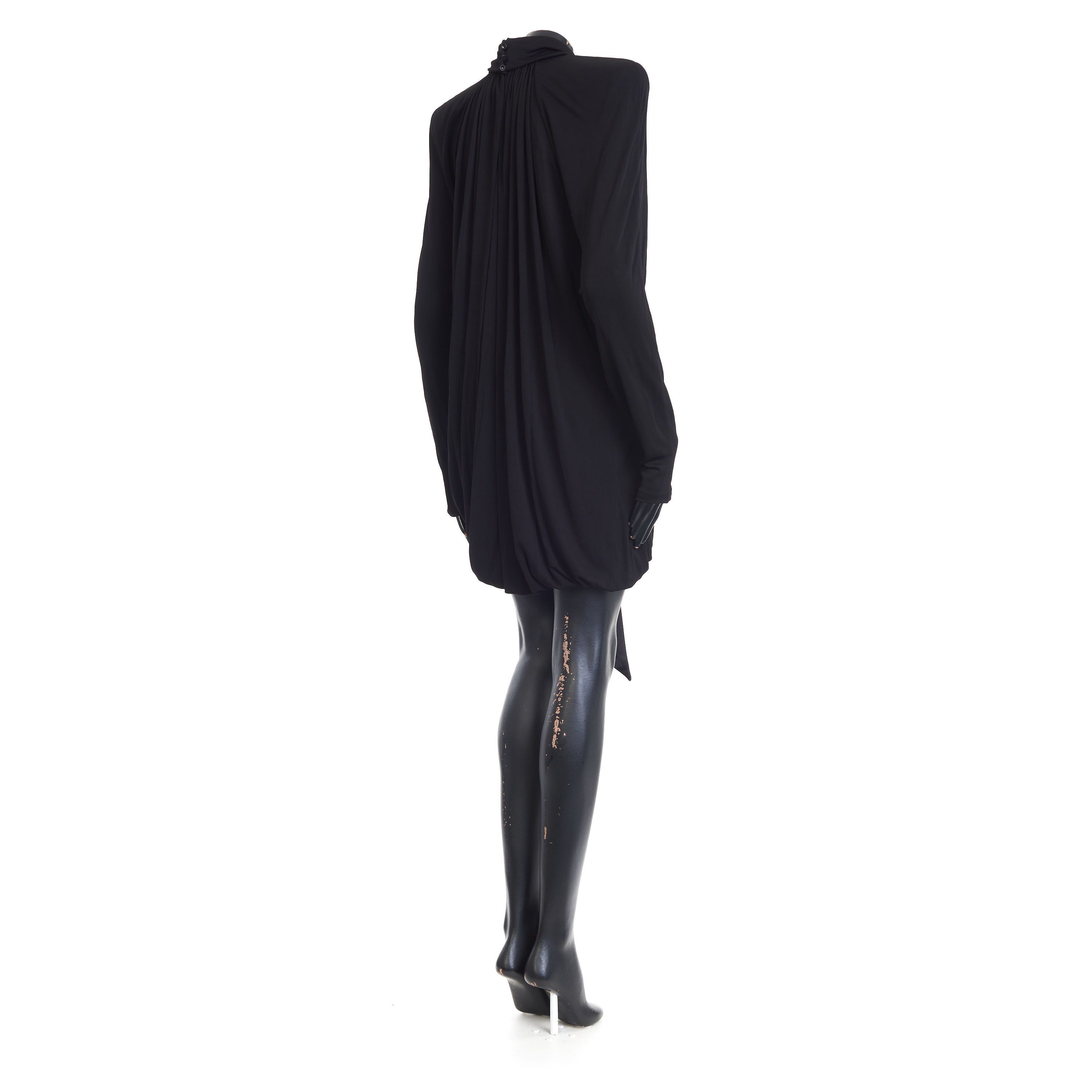 Saint Laurent Paris Draped Dress In Satin Crepe Jersey Size M / US 6-8 / IT 42-44 - 6 Thumbnail