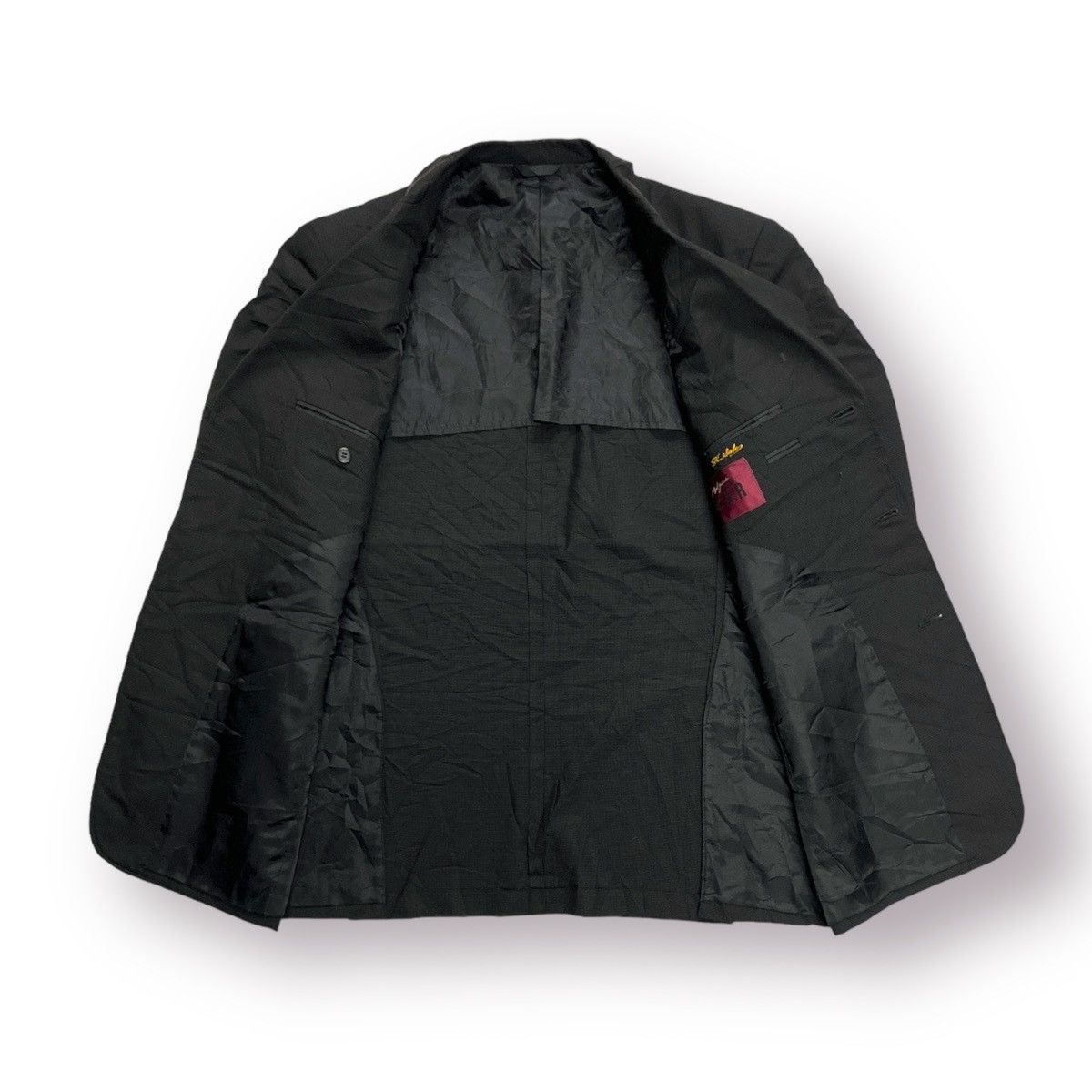 Yohji Yamamoto YOHJI🔥 black plaid Yohji Yamamoto A.A.R D'Urban Size 34S - 4 Thumbnail