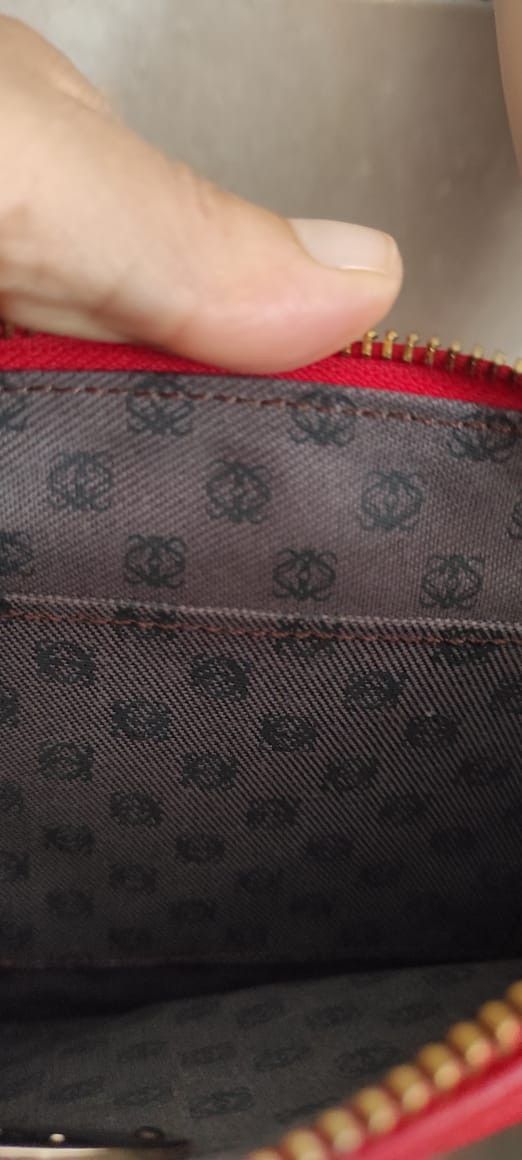 Leather × Loewe Loewe Red Zip Around Leather Wallet Size ONE SIZE - 5 Thumbnail