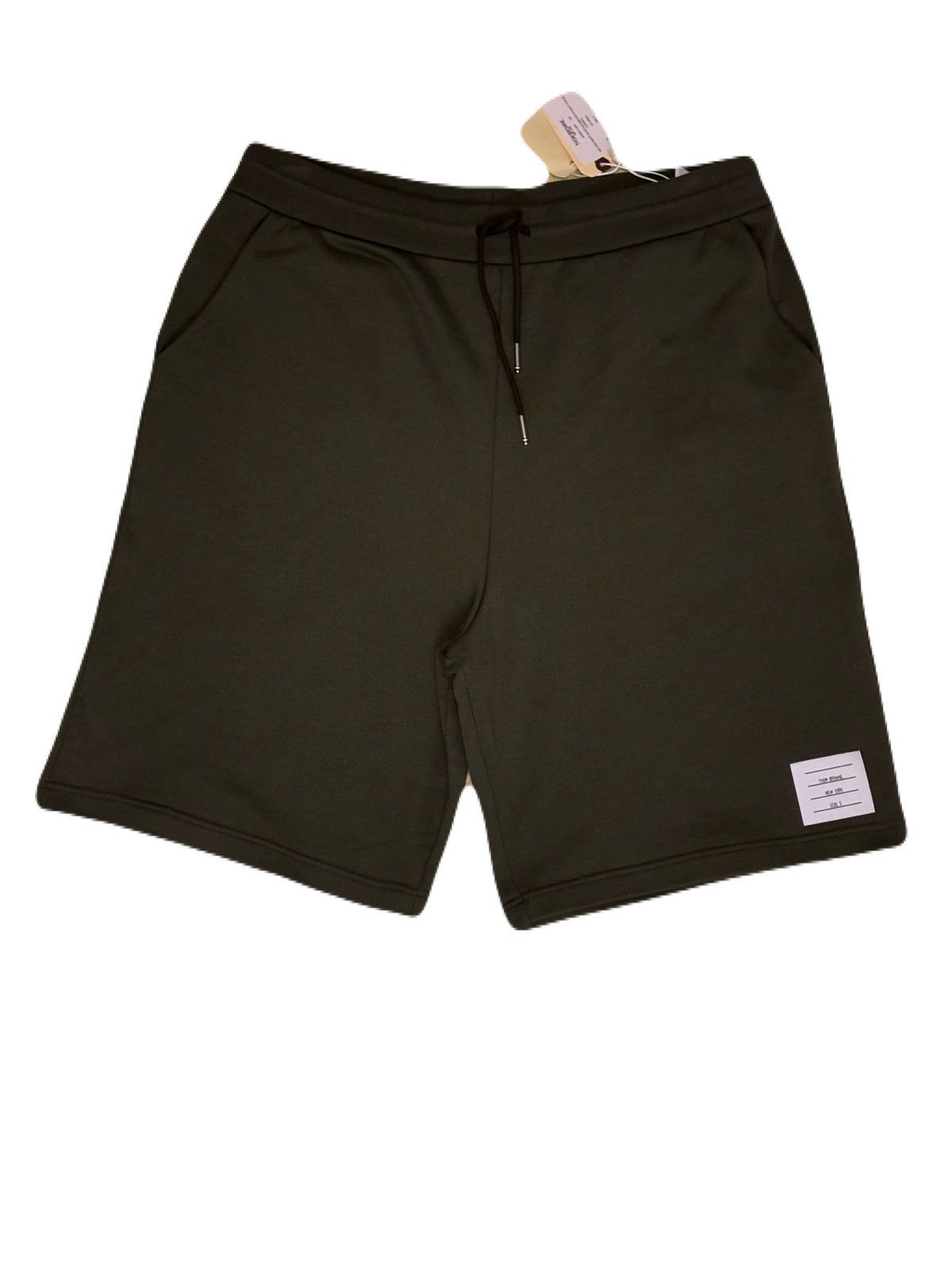 Thom Browne SZ 5 Thom Browne Mid Thigh Sweatshorts W/ RWB Patch Pkt, NWT Size US 36 / EU 52 - 1 Thumbnail