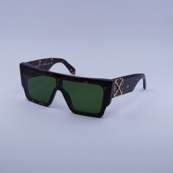Off-White Off-White OERI14F MARION 6055 Sunglasses Havana Shield Frame Size ONE SIZE - 2 Thumbnail