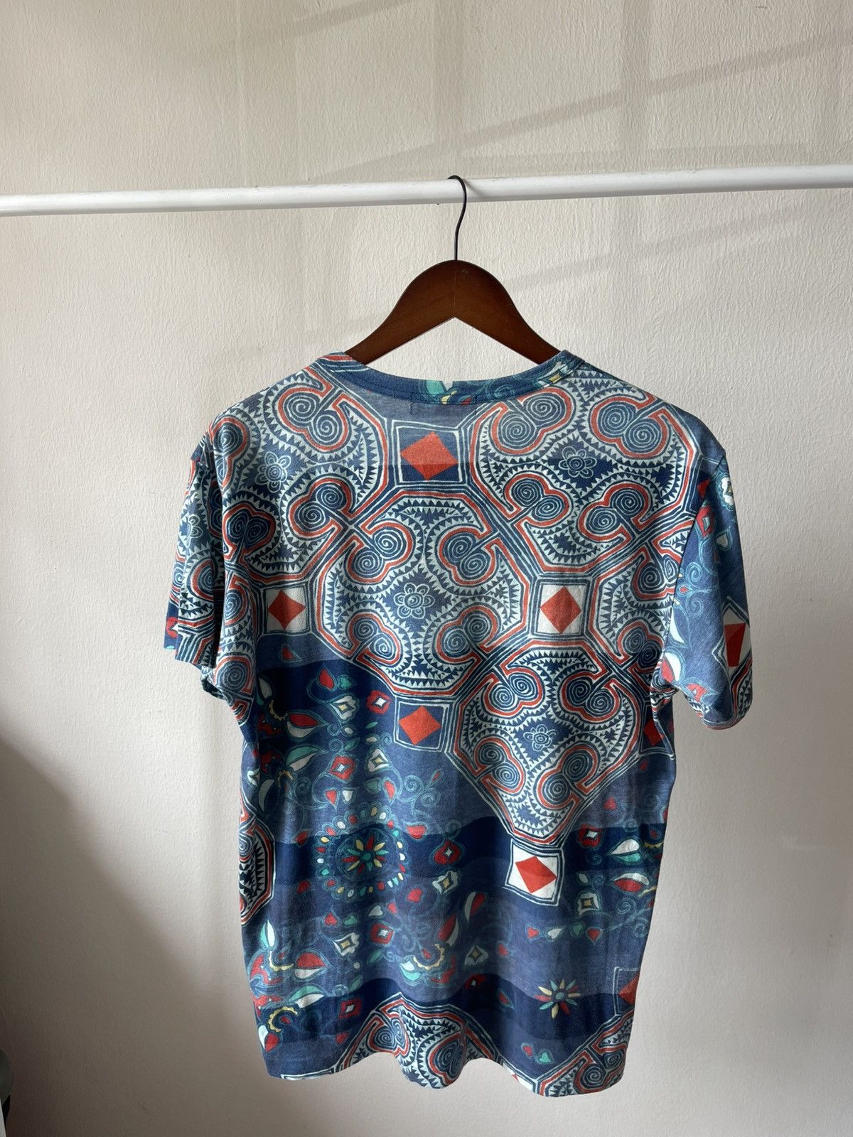 Yohji Yamamoto Yohji Yamamoto Pour Homme Chinoiserie Tee Size US M / EU 48-50 / 2 - 7 Thumbnail