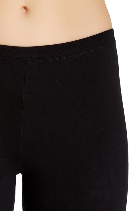 Other Hue U13639 Cotton Blend Black Leggings ( S ) Size 25" / US 0 / IT 36 - 3 Thumbnail