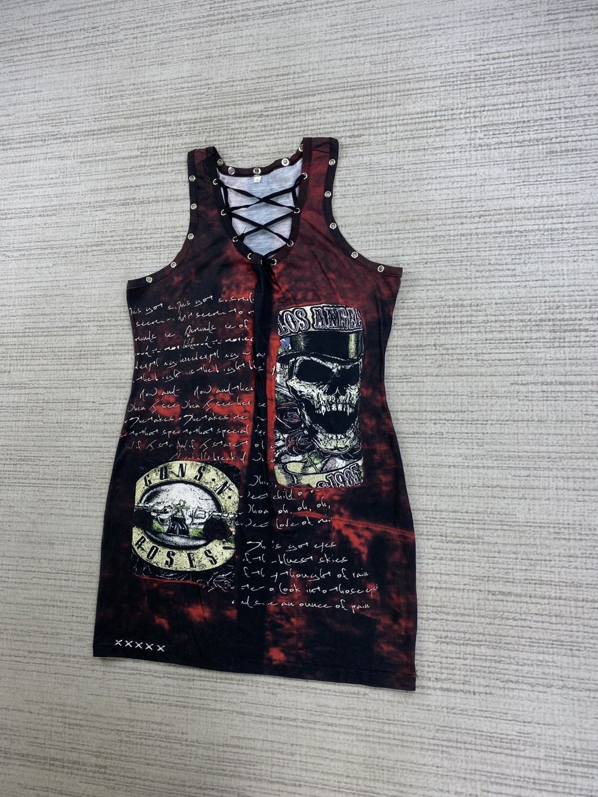 Guns N' Roses × Japanese Brand × Vintage Vintage Guns And Roses Full Price Sleeveless Shirt Size S / US 4 / IT 40 - 4 Thumbnail