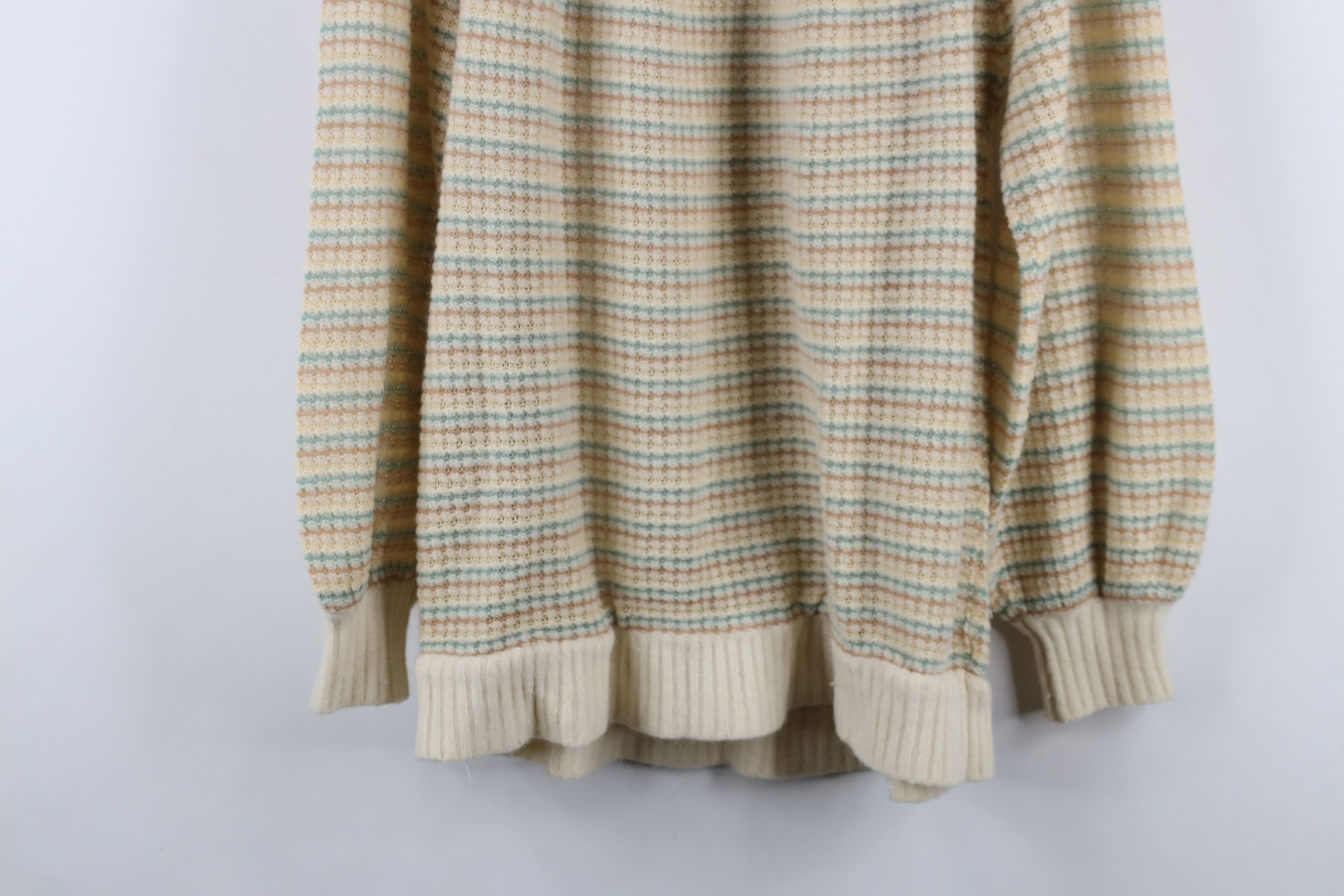 Vintage Vintage 70s Mid Century Modern MCM Lambswool Sweater Pastel Size M / US 6-8 / IT 42-44 - 10 Thumbnail