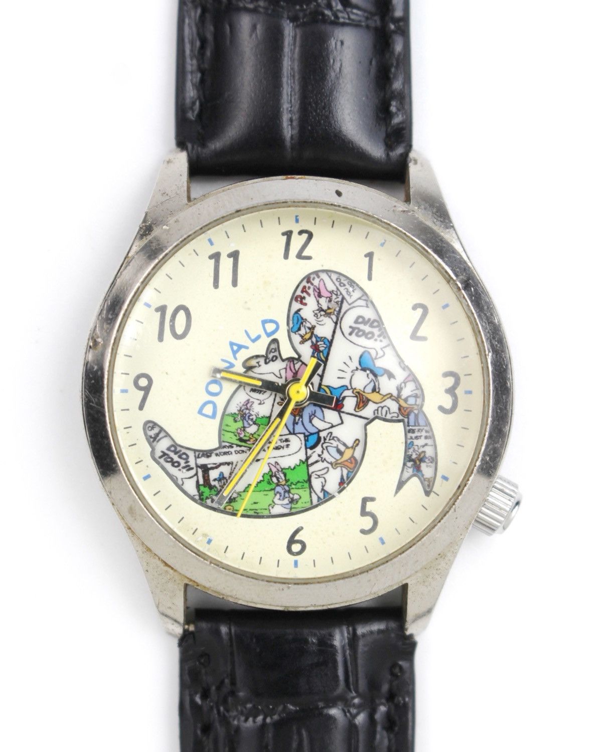 Vintage 2000S DONALD DUCK BY SUNFLAME JAPAN COMIC DIAL WATCH Size ONE SIZE - 1 Thumbnail