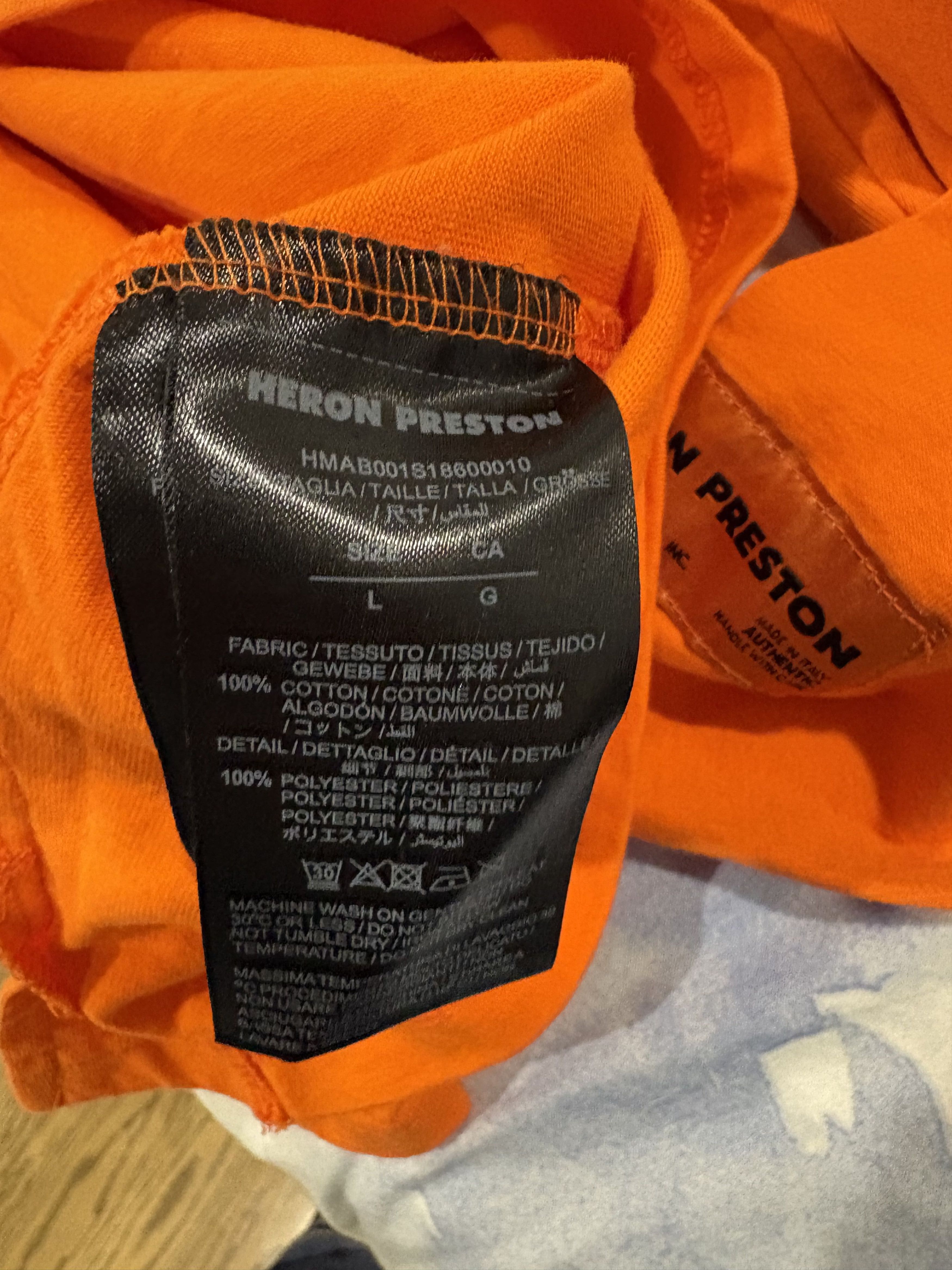 Heron Preston Heron Preston CTnb Long Sleeve Size US L / EU 52-54 / 3 - 4 Thumbnail