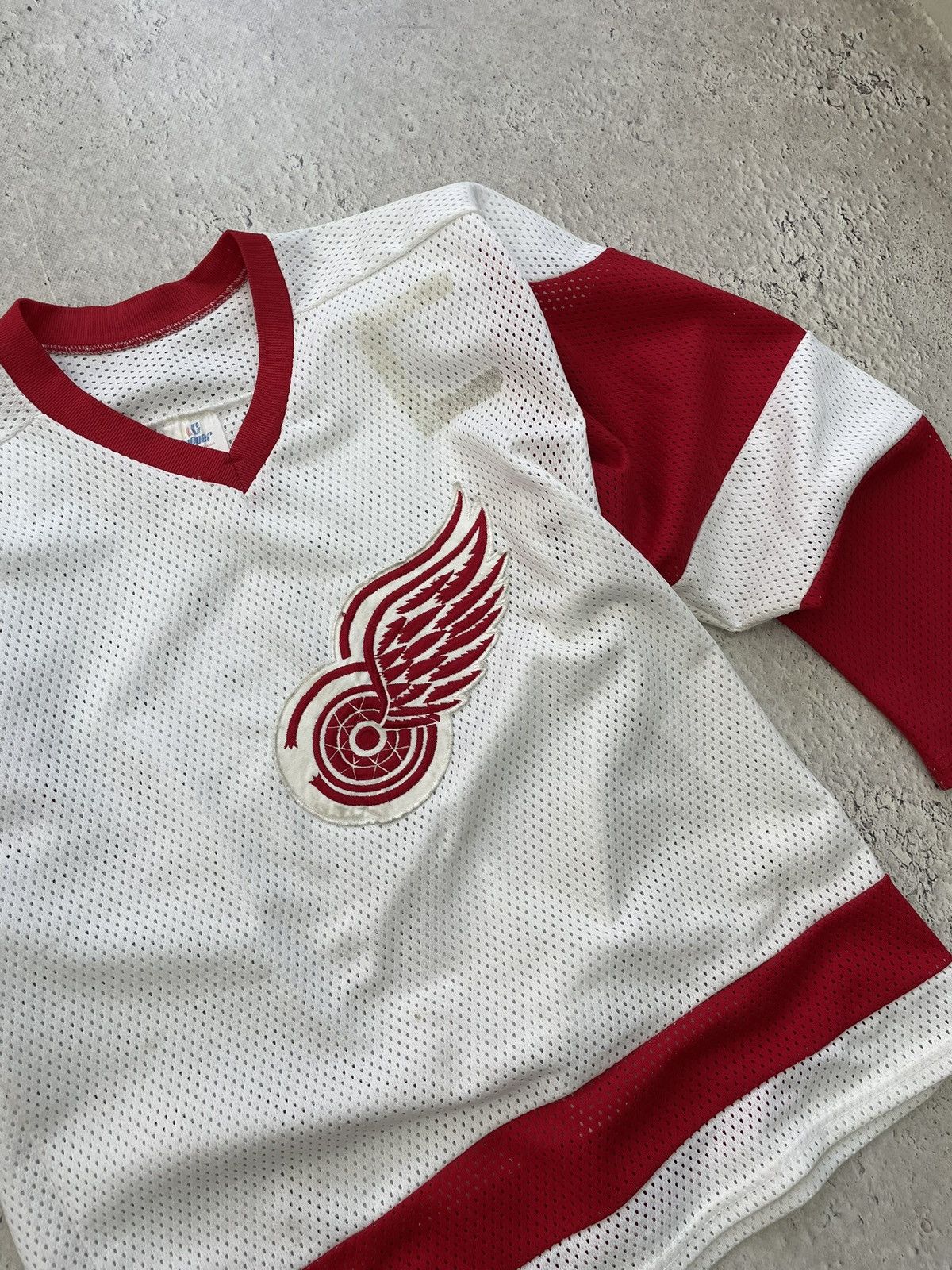 NHL Vintage NHL Detroit Redwings Hockey Jersey Kanye west style Size US XL / EU 56 / 4 - 3 Thumbnail