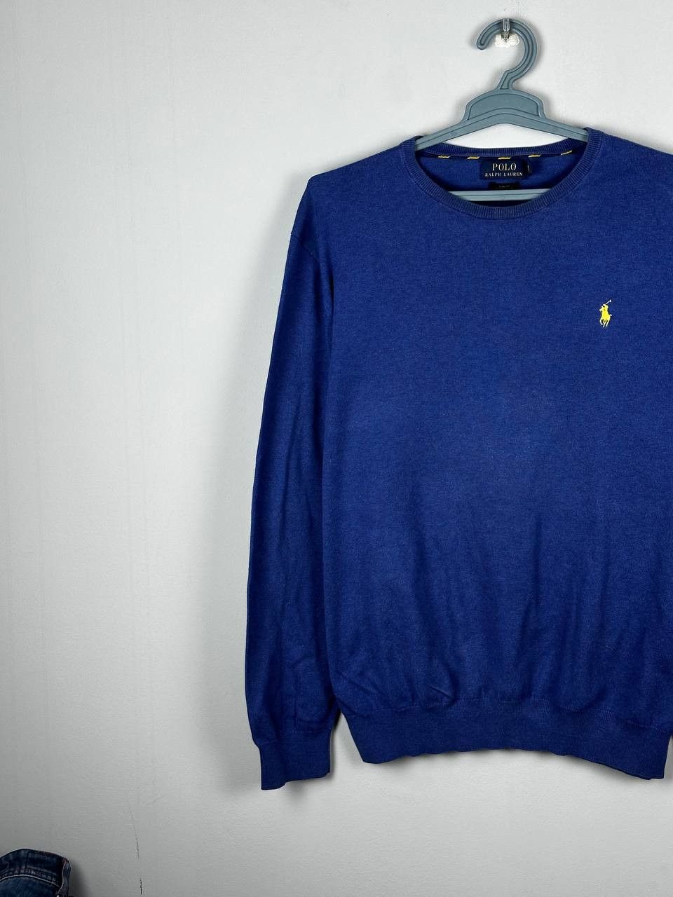 Polo Ralph Lauren VINTAGE Polo Ralph Lauren Sweater Blue Luxury Size US XL / EU 56 / 4 - 2 Thumbnail