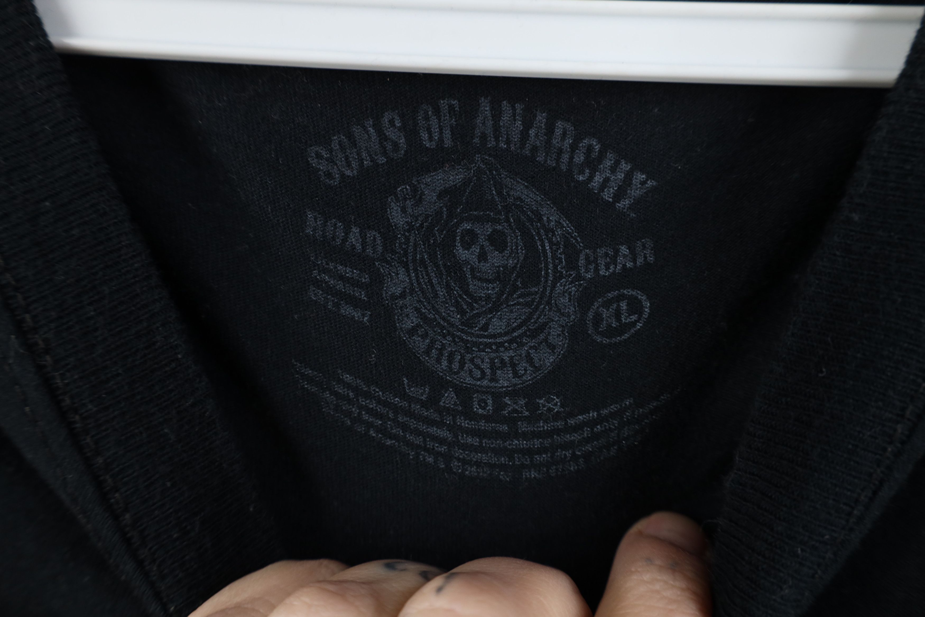 Vintage Y2K Sons of Anarchy Fire Flames Fear the Reaper T-Shirt Size US XL / EU 56 / 4 - 7 Thumbnail