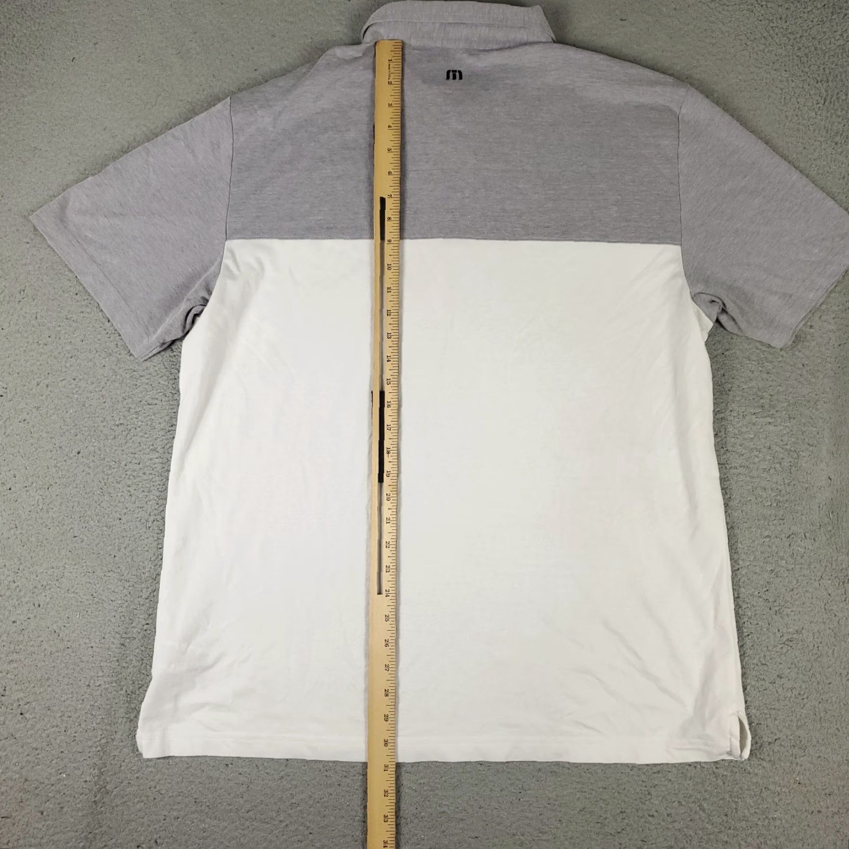 TravisMathew VINTAGE Travis Mathew Polo Shirt Mens 2XL Gray Short Sleeve Cotton Blend Classic Golf Casual Mens Size US XXL / EU 58 / 5 - 4 Thumbnail