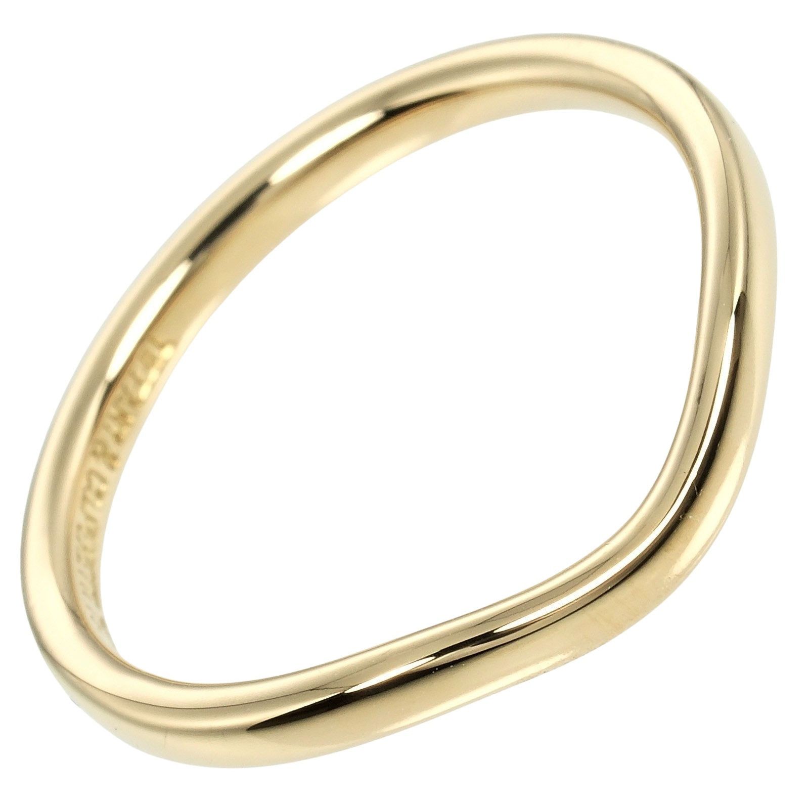 Tiffany & Co. Tiffany & Co Tiffany & Co. Curved Band Au750 Ring Metal Ring Size ONE SIZE - 1 Thumbnail