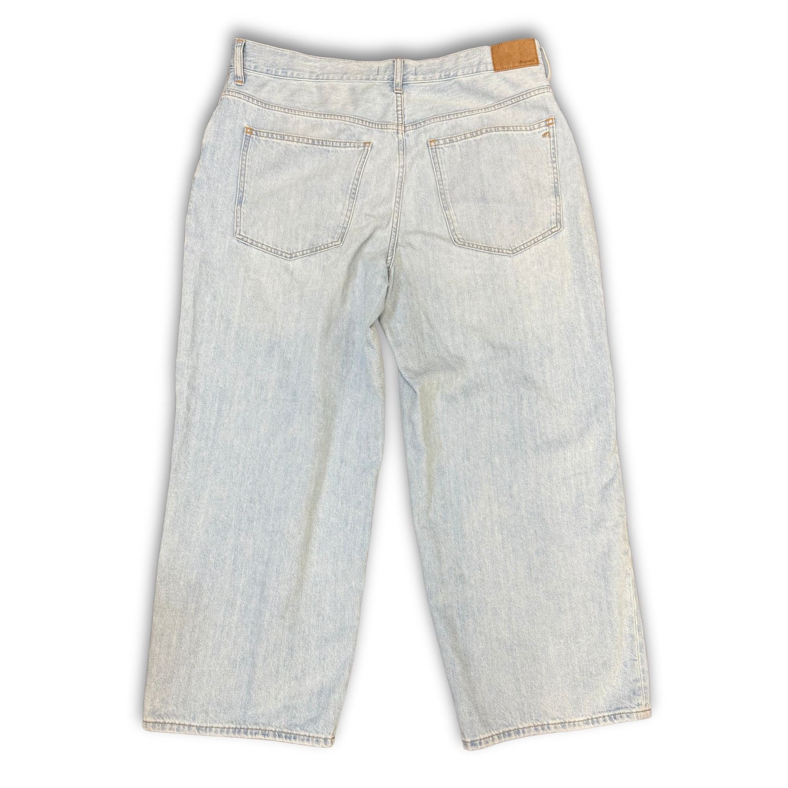 Madewell Madewell The Perfect Vintage Wide-Leg Crop Jean | Women's 32 Size 32" / US 10 / IT 46 - 2 Thumbnail
